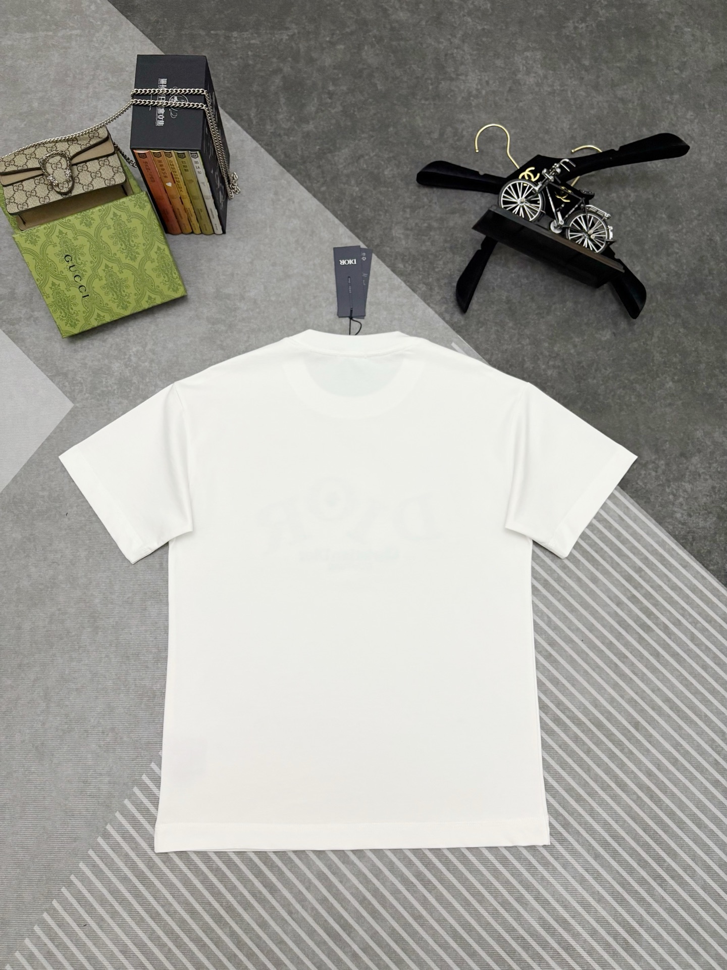 Dior Dior 迪奥 刺绣双纱棉短袖T恤