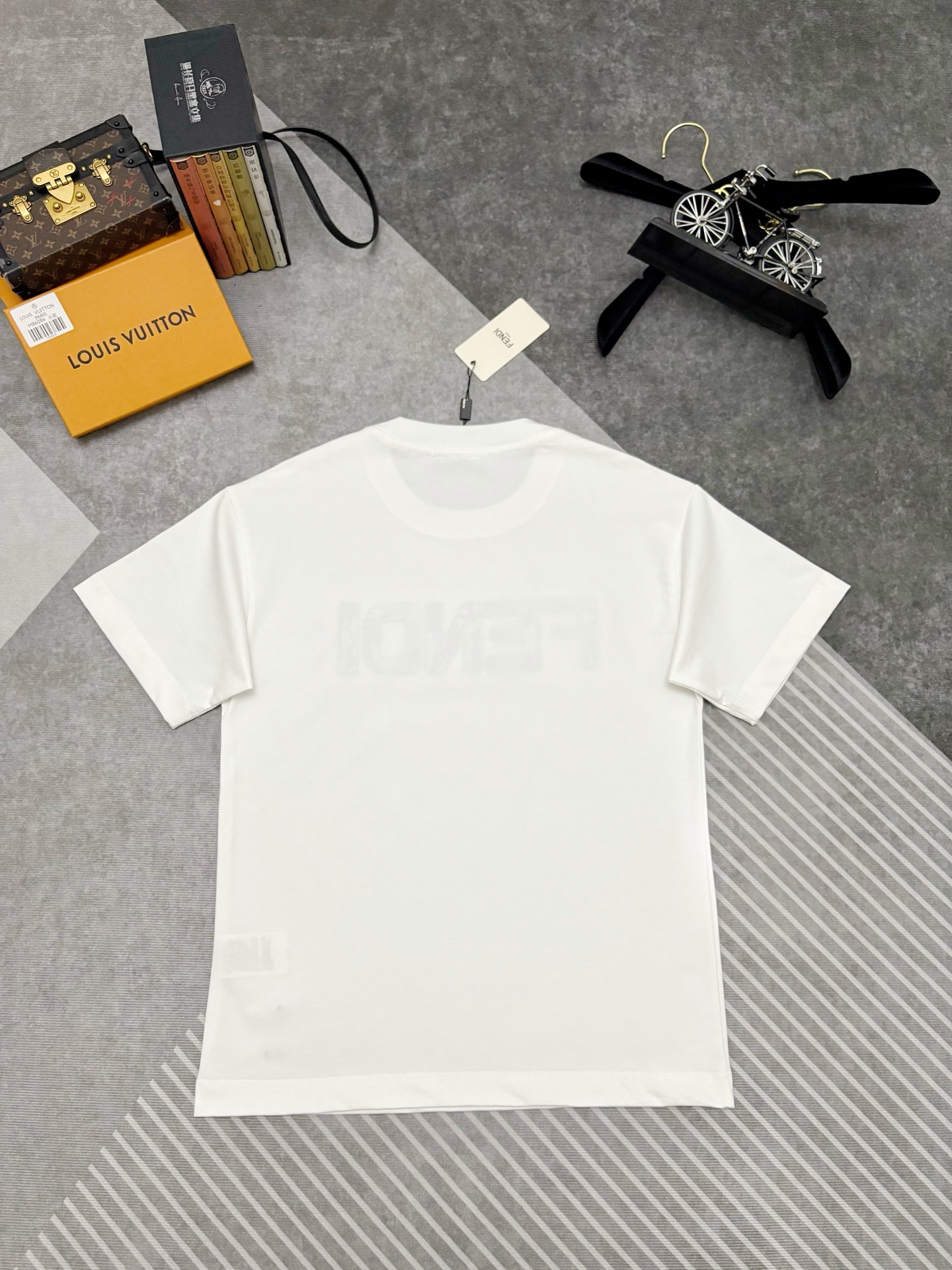 Fendi FENDI 芬迪 彩色字母刺绣棉质短袖T恤