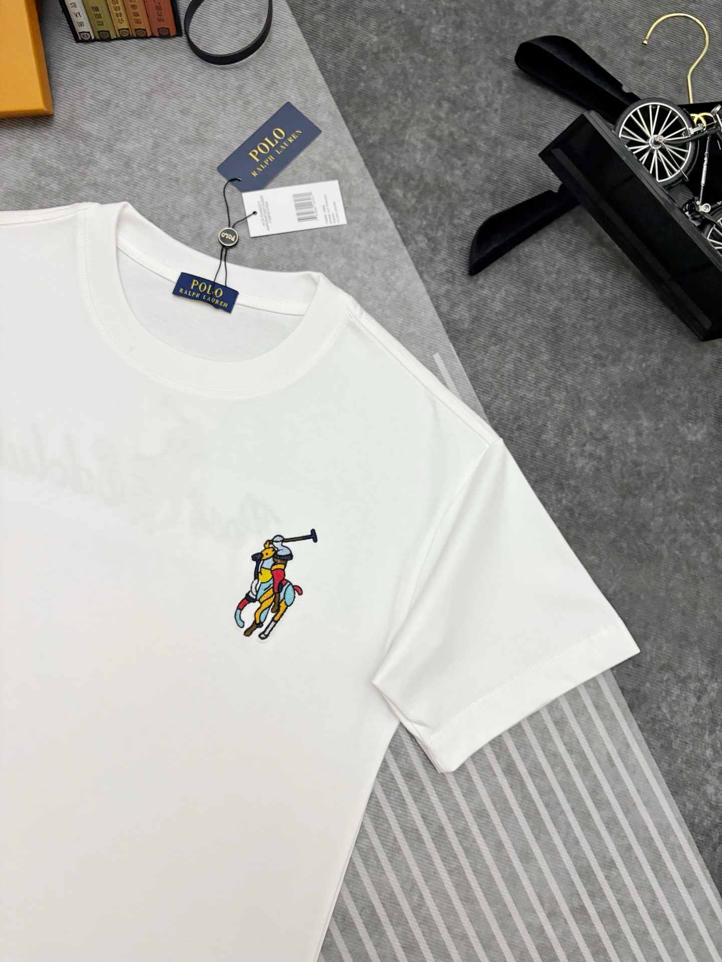 Ralph Lauren POLO 拉夫劳伦刺绣双纱棉质短袖T恤