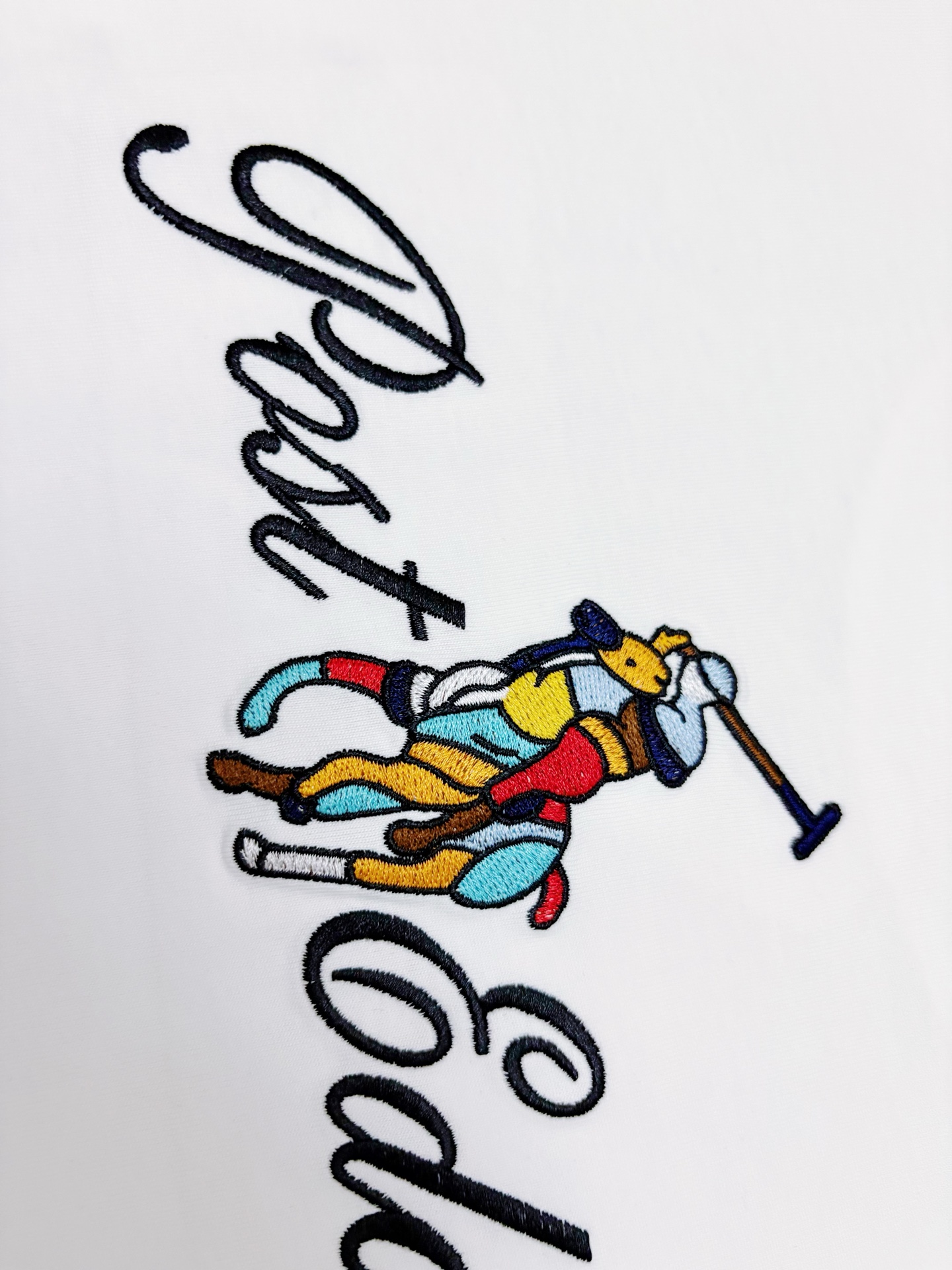 Ralph Lauren POLO 拉夫劳伦刺绣双纱棉质短袖T恤