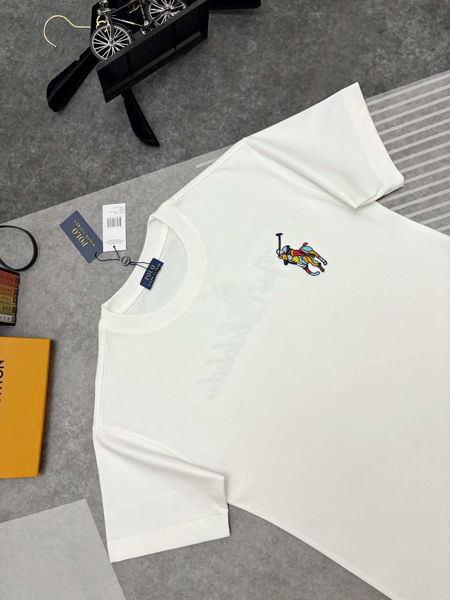 Ralph Lauren POLO 拉夫劳伦刺绣双纱棉质短袖T恤