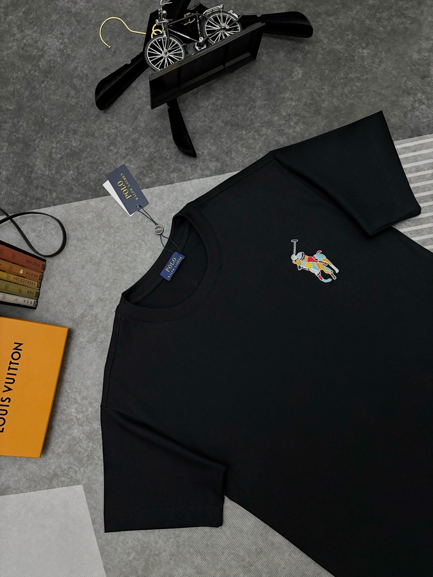 Ralph Lauren POLO 拉夫劳伦刺绣双纱棉质短袖T恤