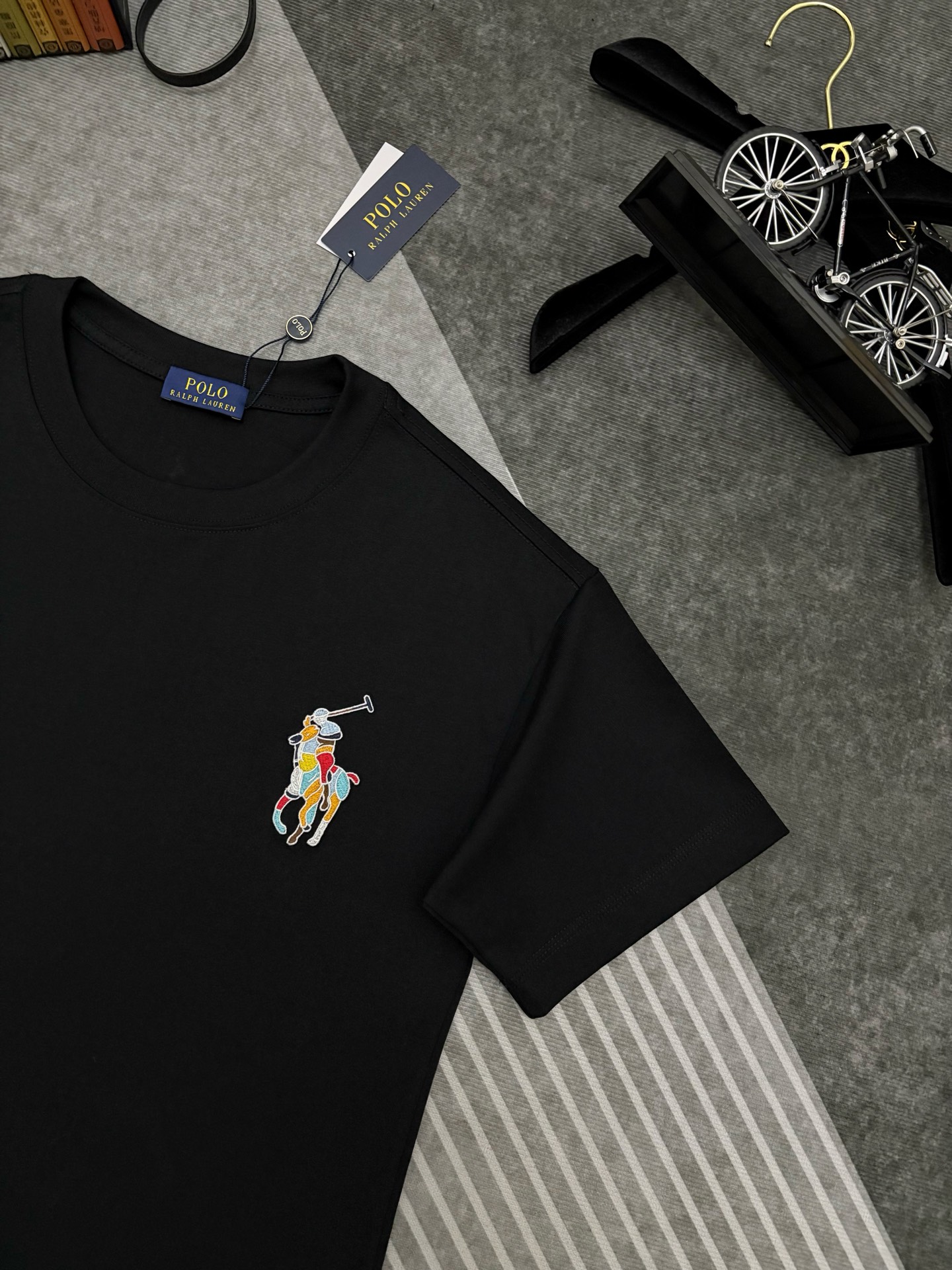 Ralph Lauren POLO 拉夫劳伦刺绣双纱棉质短袖T恤