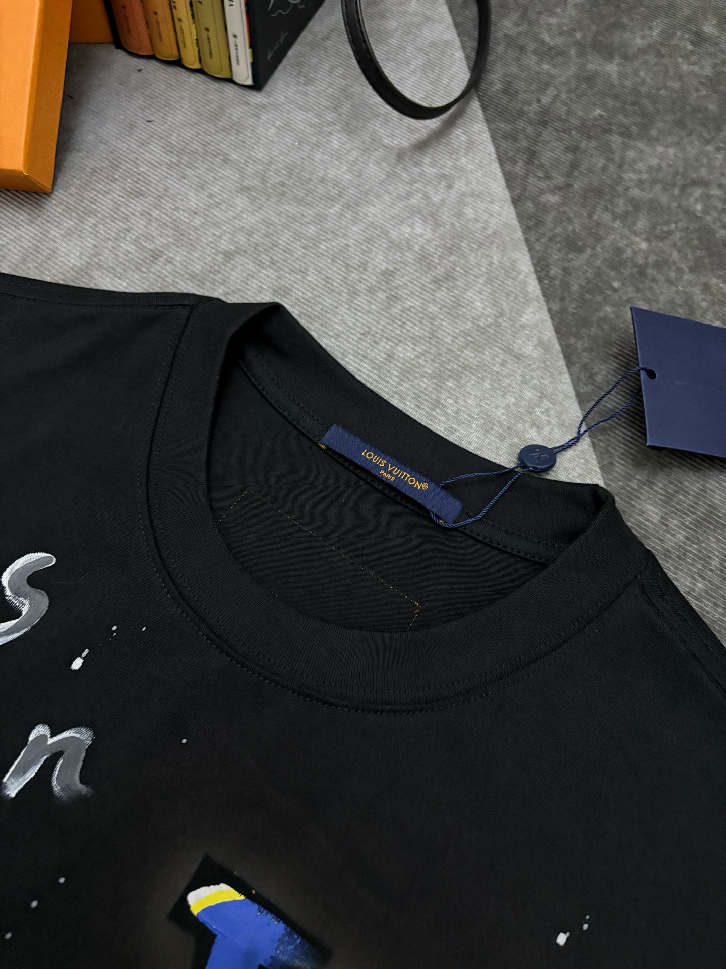 Louis Vuitton Louis Vuitton路易威登涂鸦印花棉质短袖T恤