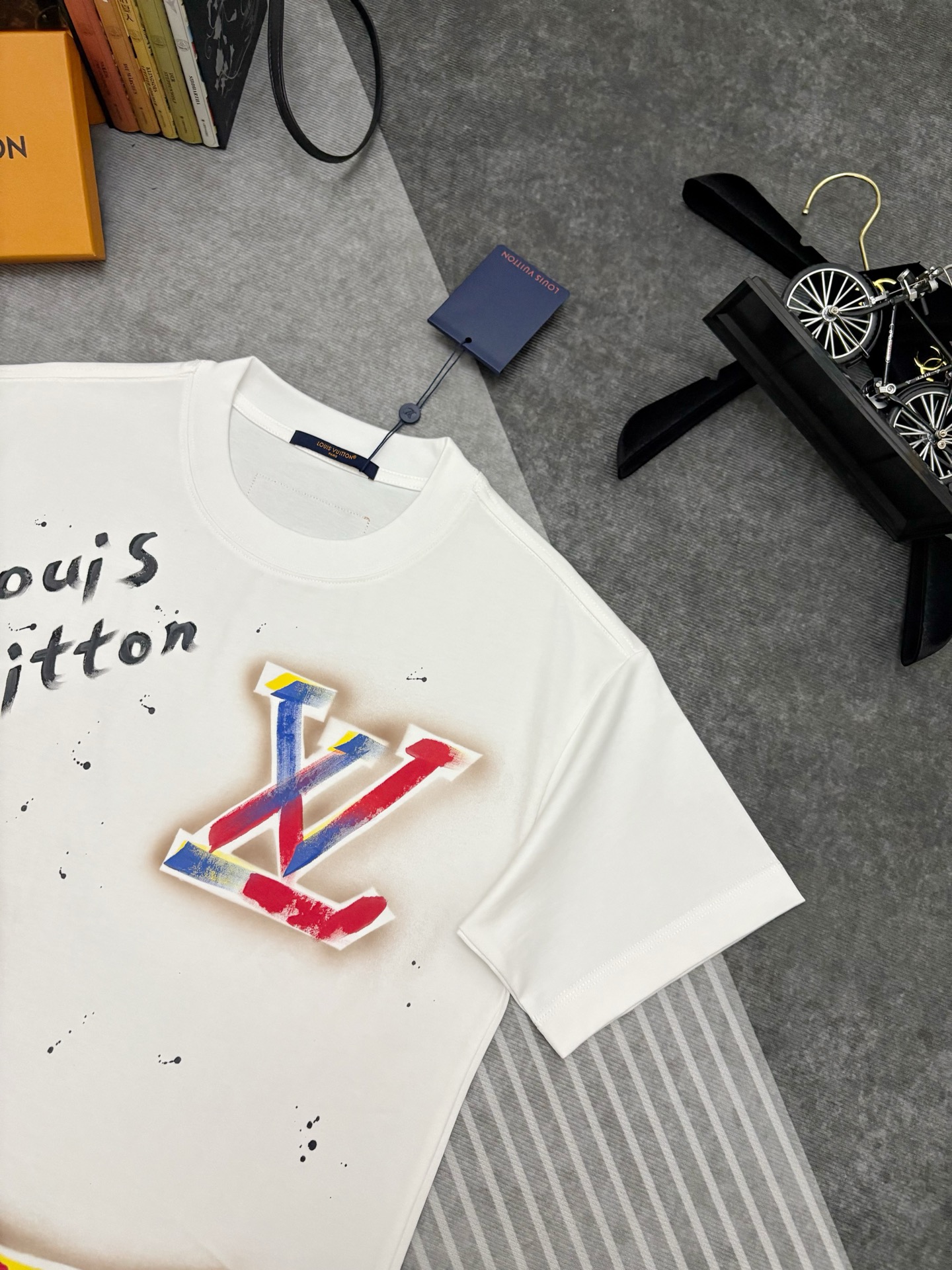 Louis Vuitton Louis Vuitton路易威登涂鸦印花棉质短袖T恤