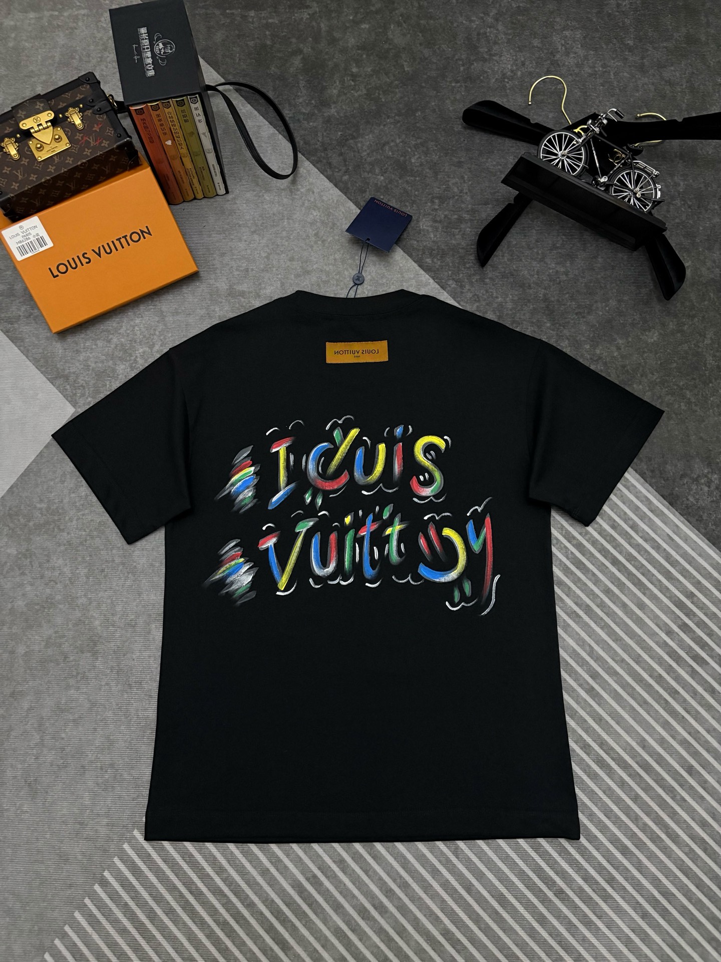 Louis Vuitton Louis Vuitton路易威登涂鸦印花棉质短袖T恤