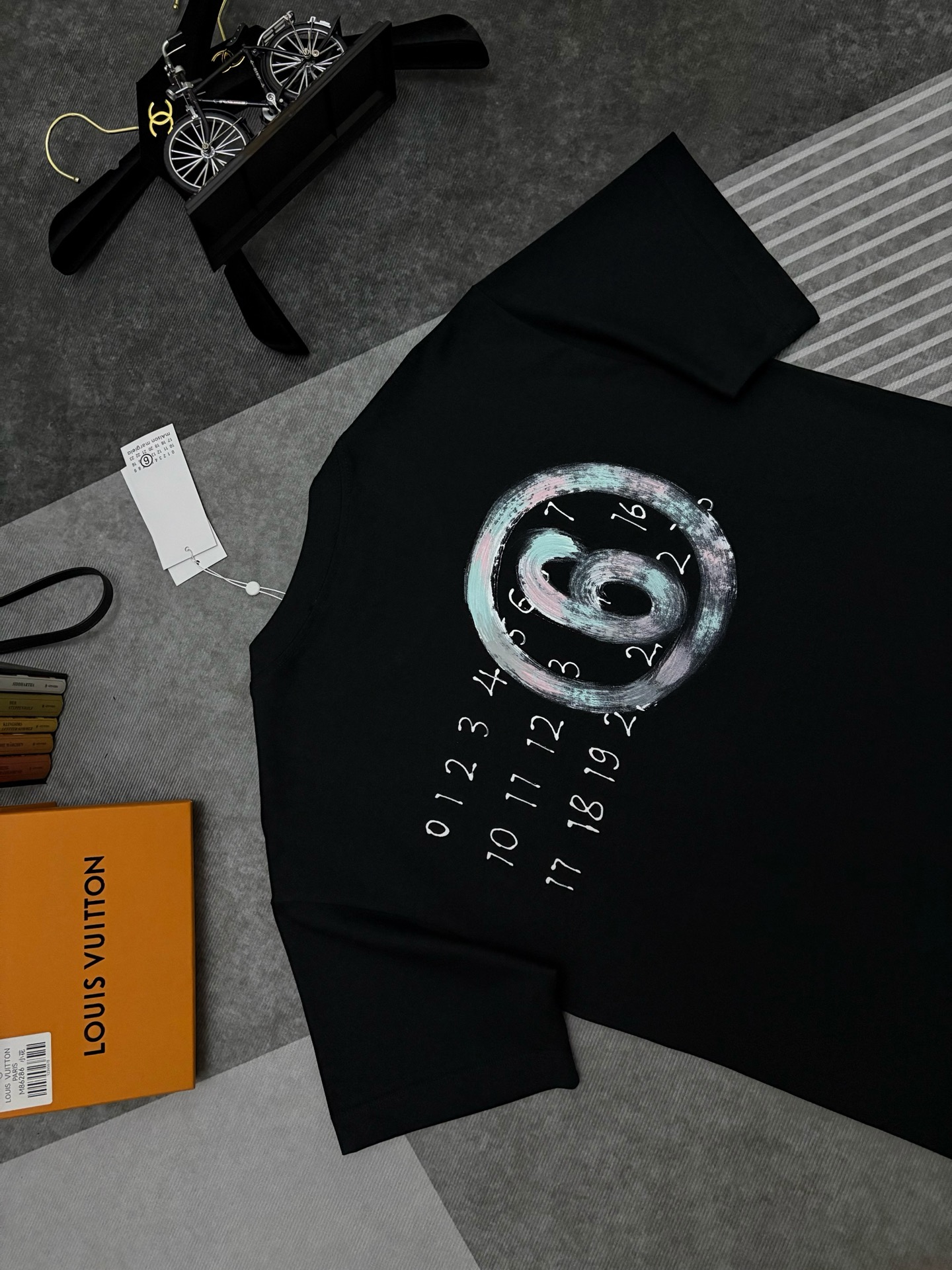 Maison Margiela MM6 Maison Margiela马丁·马吉拉副线涂鸦印花棉质短袖T恤