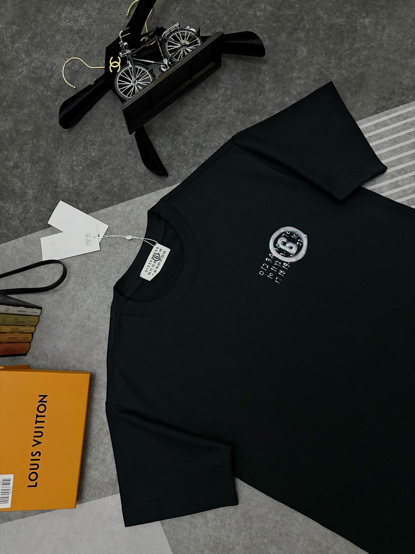 Maison Margiela MM6 Maison Margiela马丁·马吉拉副线涂鸦印花棉质短袖T恤