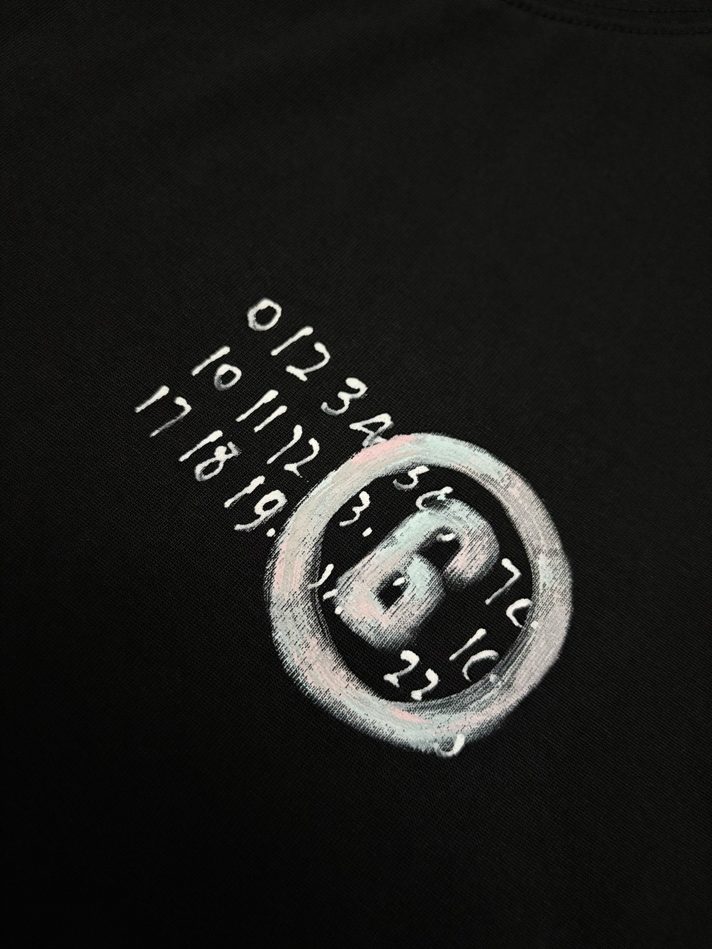 Maison Margiela MM6 Maison Margiela马丁·马吉拉副线涂鸦印花棉质短袖T恤