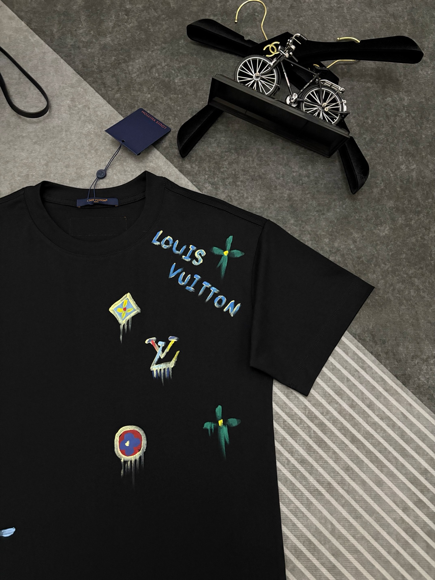 Louis Vuitton Louis Vuitton路易威登涂鸦印花棉质短袖T恤