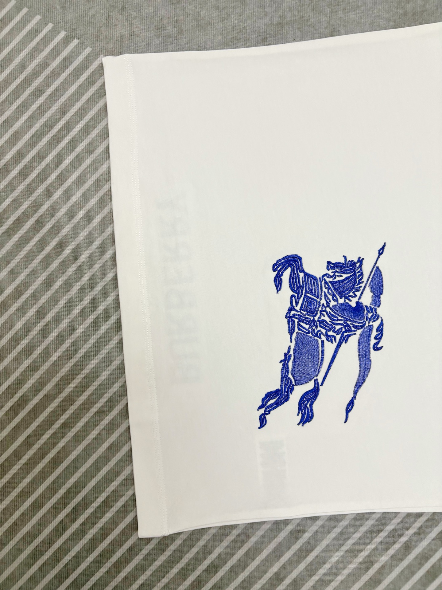 Burberry BBR BURBERRY 巴宝莉刺绣棉质短袖T恤