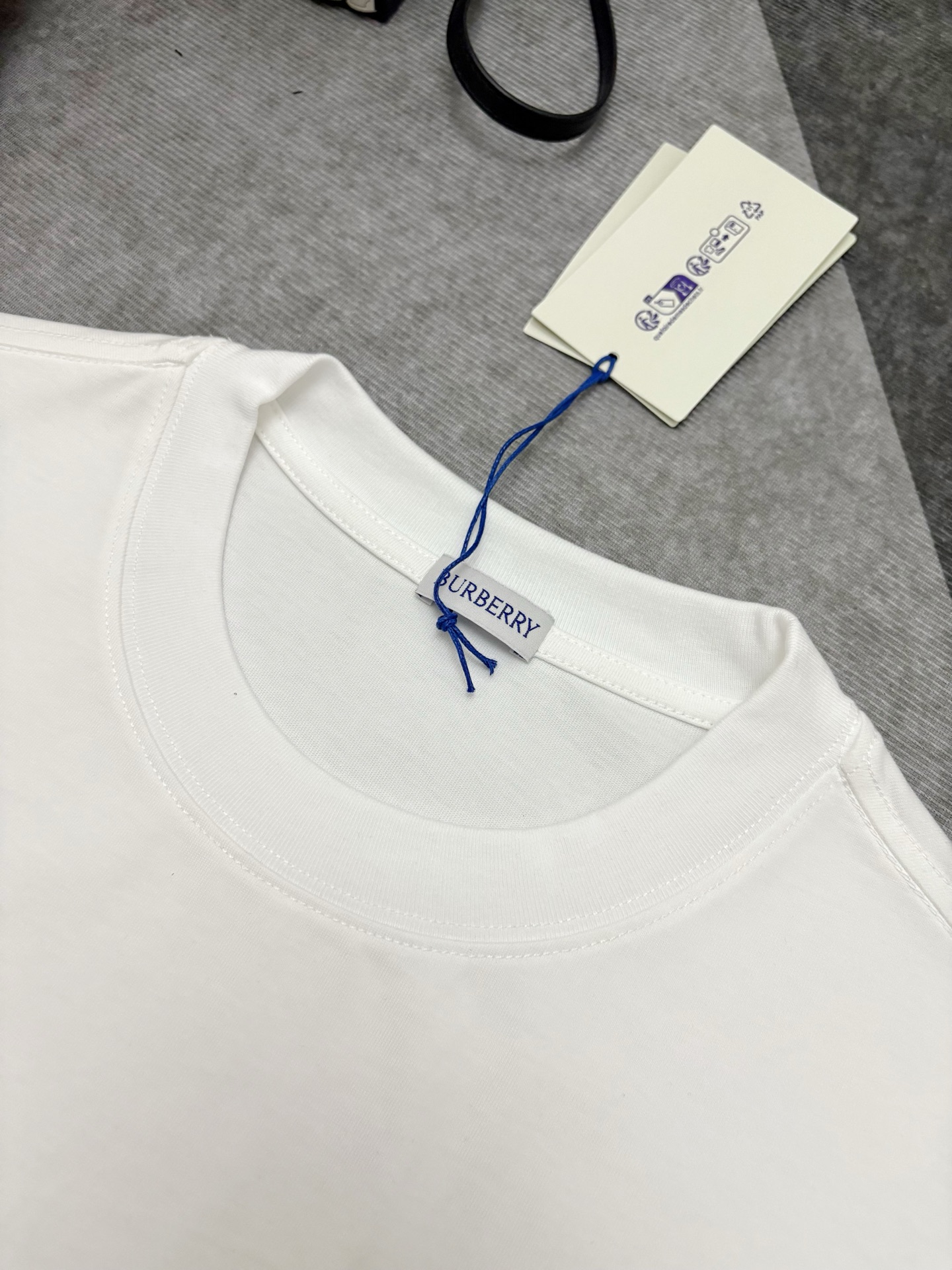 Burberry BBR BURBERRY 巴宝莉刺绣棉质短袖T恤