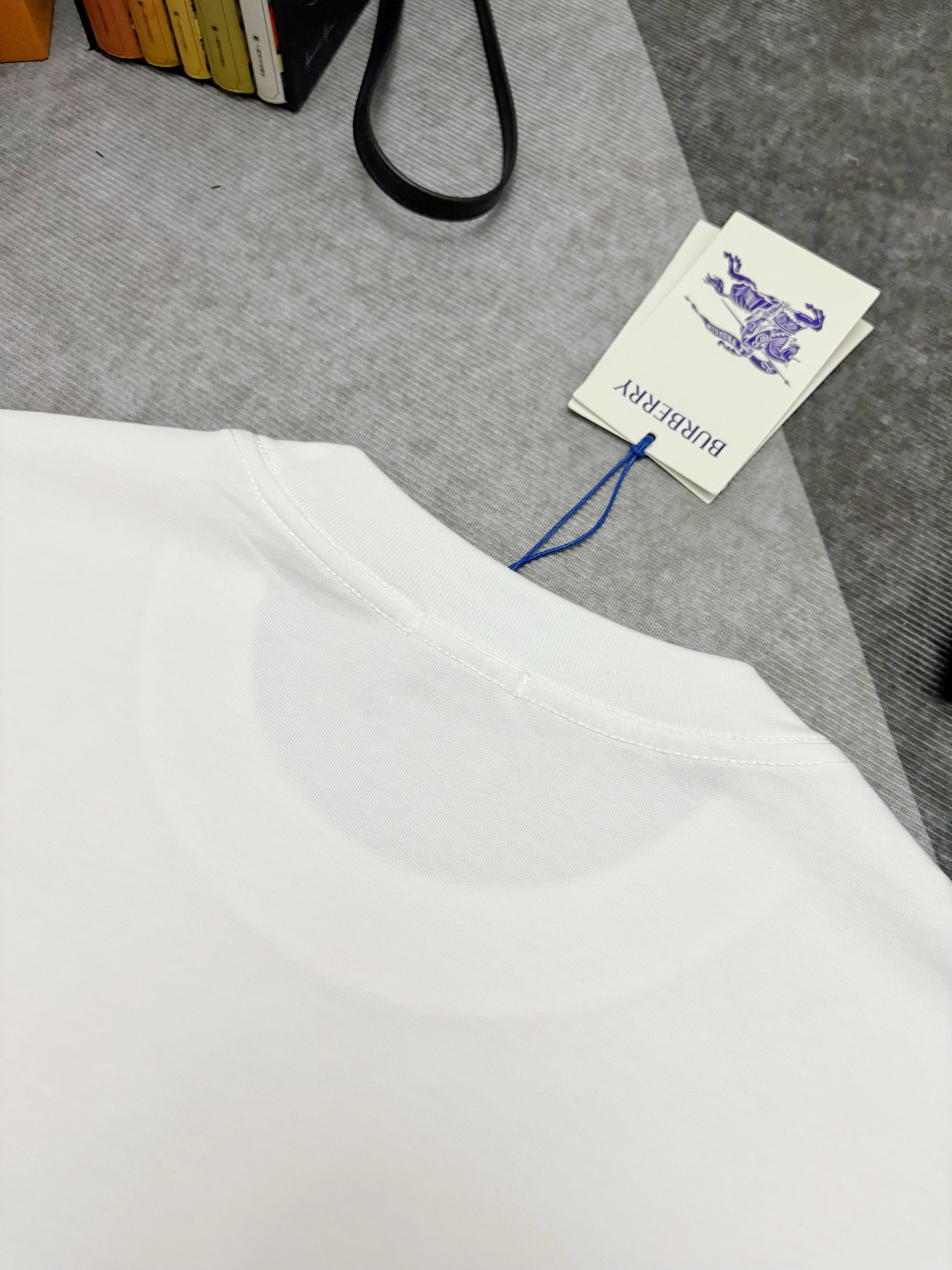 Burberry BBR BURBERRY 巴宝莉刺绣棉质短袖T恤