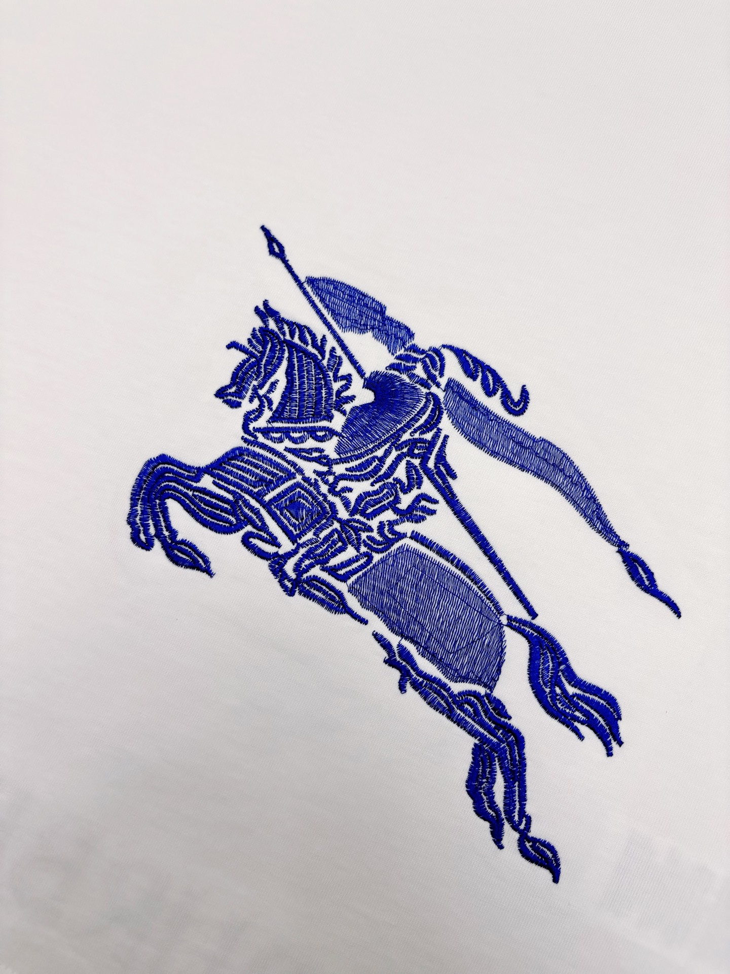 Burberry BBR BURBERRY 巴宝莉刺绣棉质短袖T恤