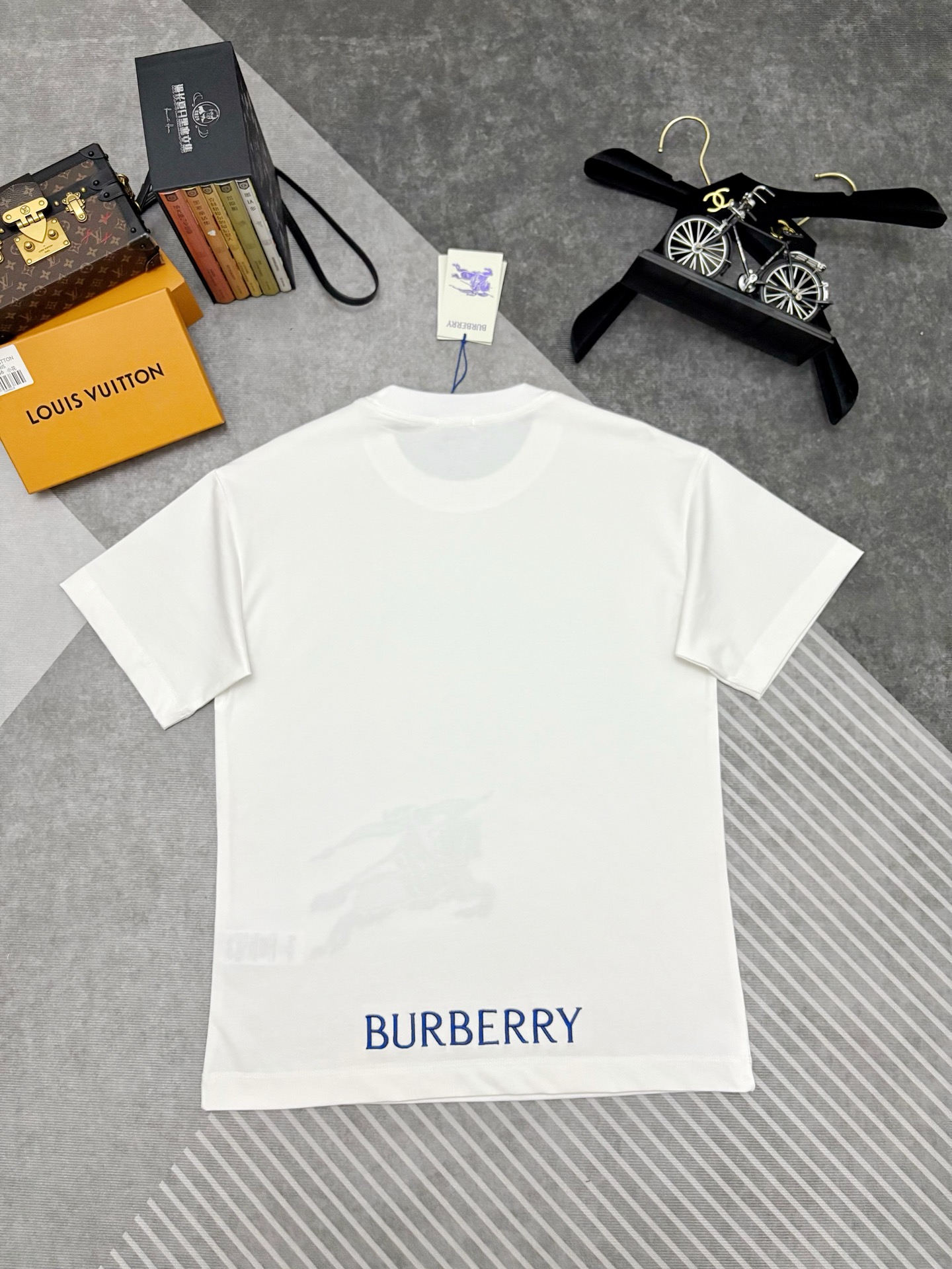Burberry BBR BURBERRY 巴宝莉刺绣棉质短袖T恤