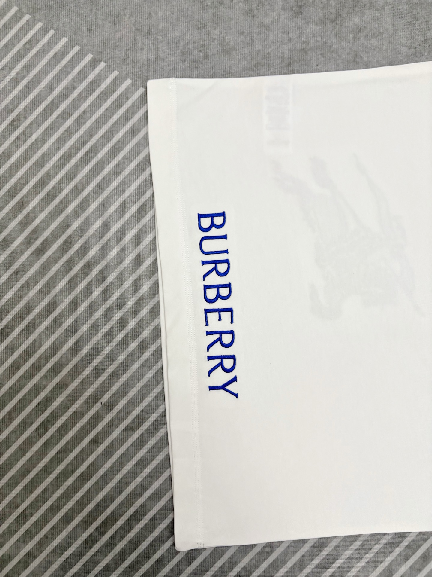 Burberry BBR BURBERRY 巴宝莉刺绣棉质短袖T恤