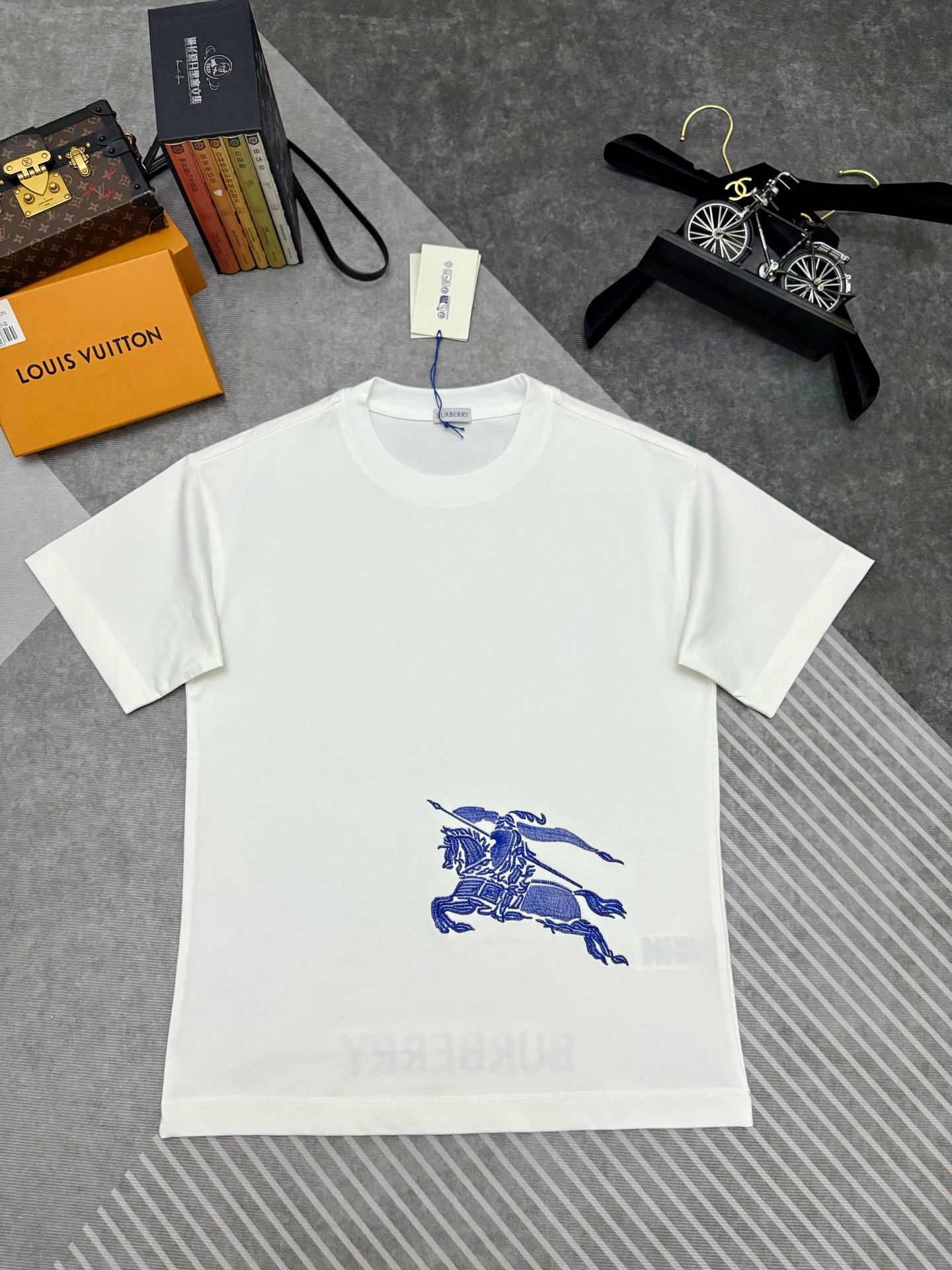 Burberry BBR BURBERRY 巴宝莉刺绣棉质短袖T恤