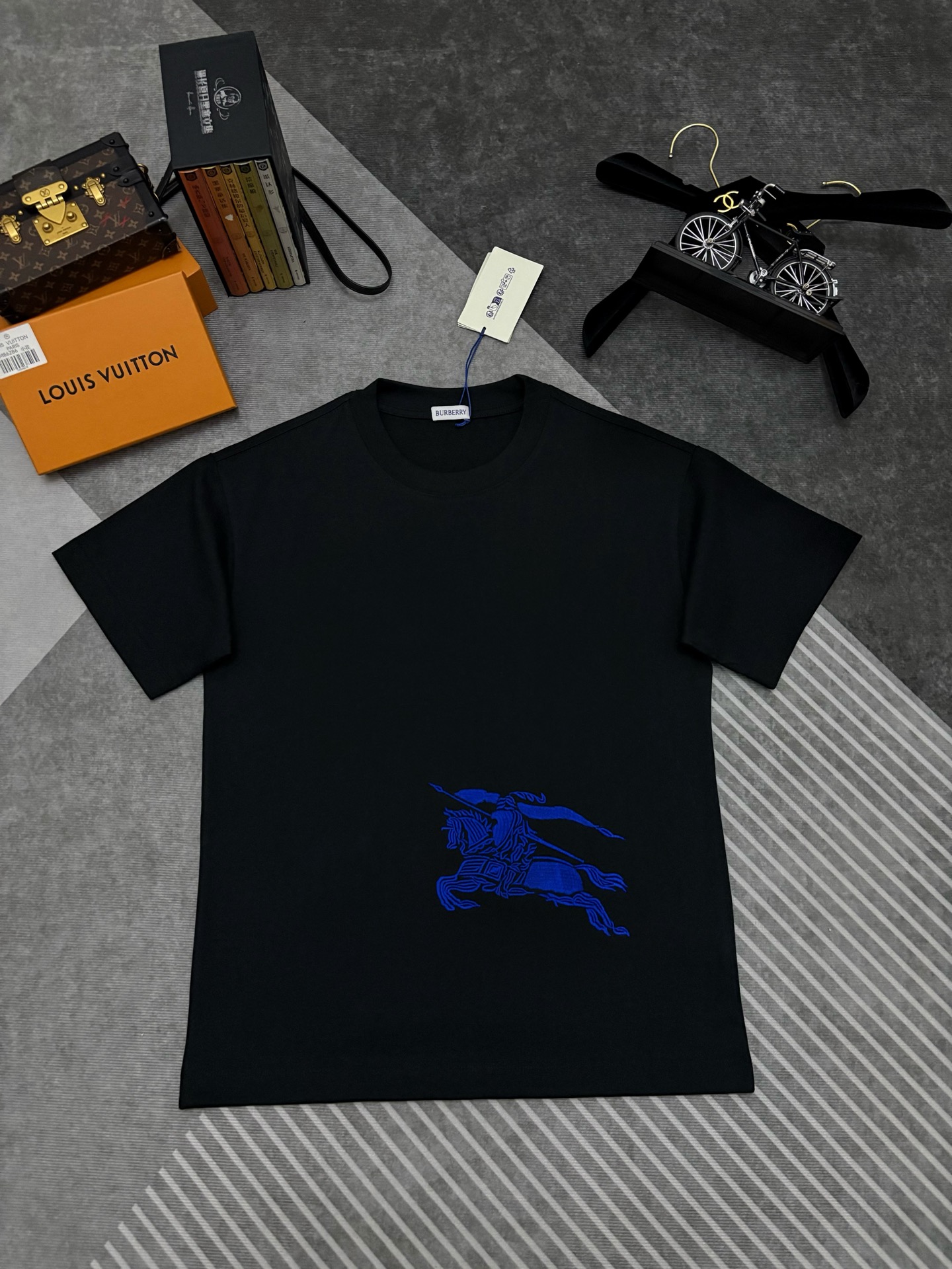 Burberry BBR BURBERRY 巴宝莉刺绣棉质短袖T恤