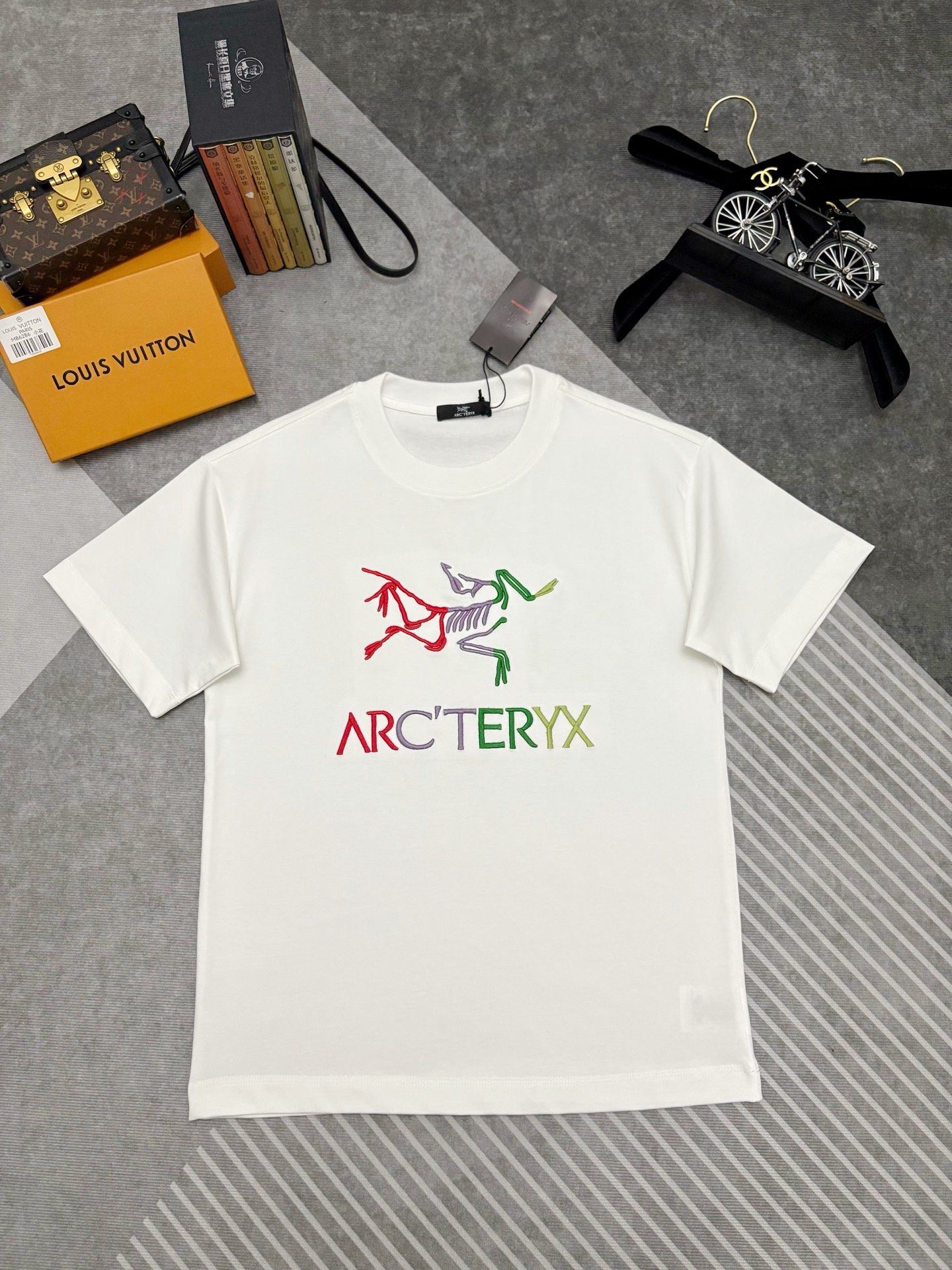 Arc'teryx Arcteryx 始祖鸟 刺绣双纱棉质短袖T恤