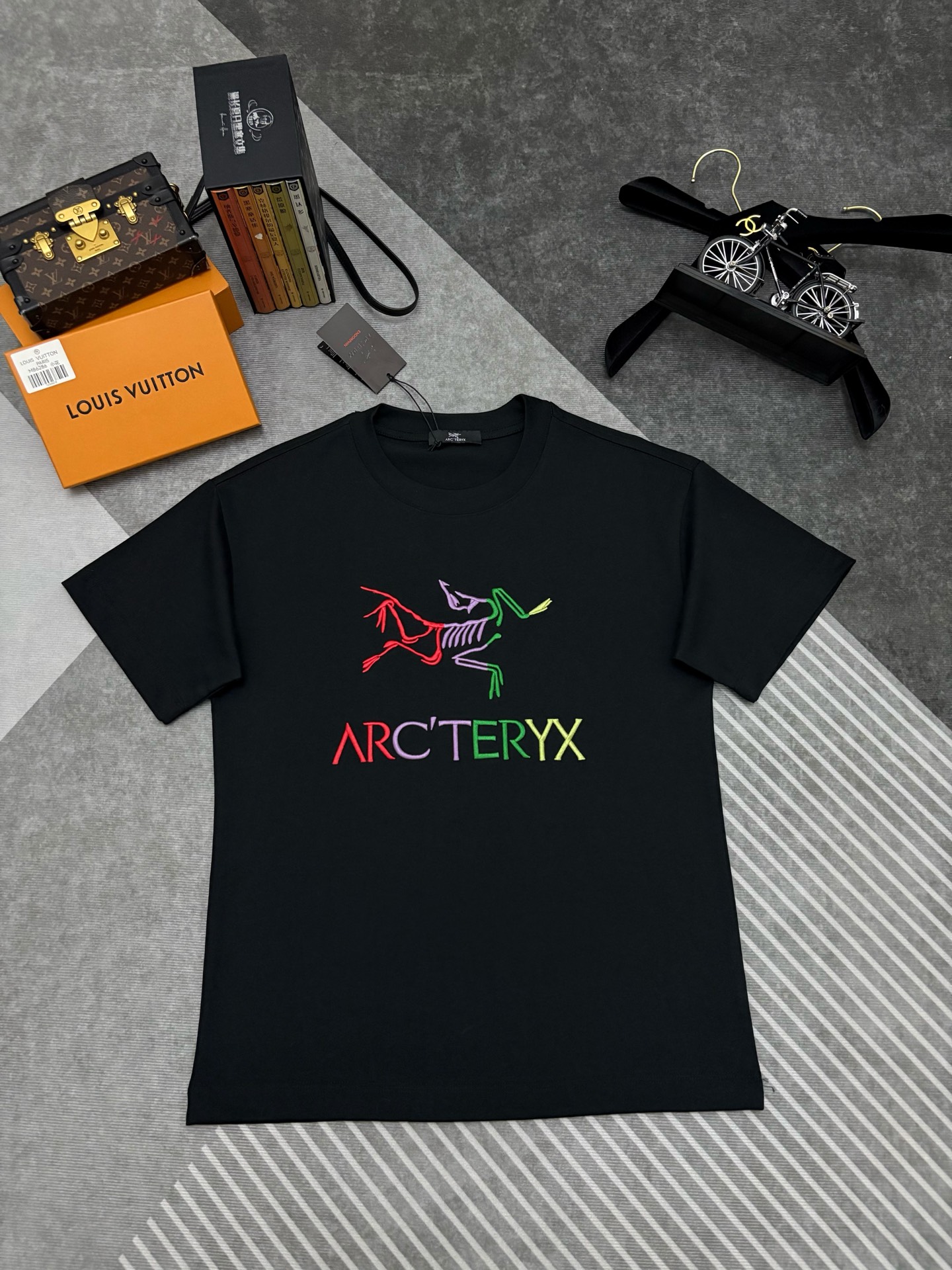 Arc'teryx Arcteryx 始祖鸟 刺绣双纱棉质短袖T恤
