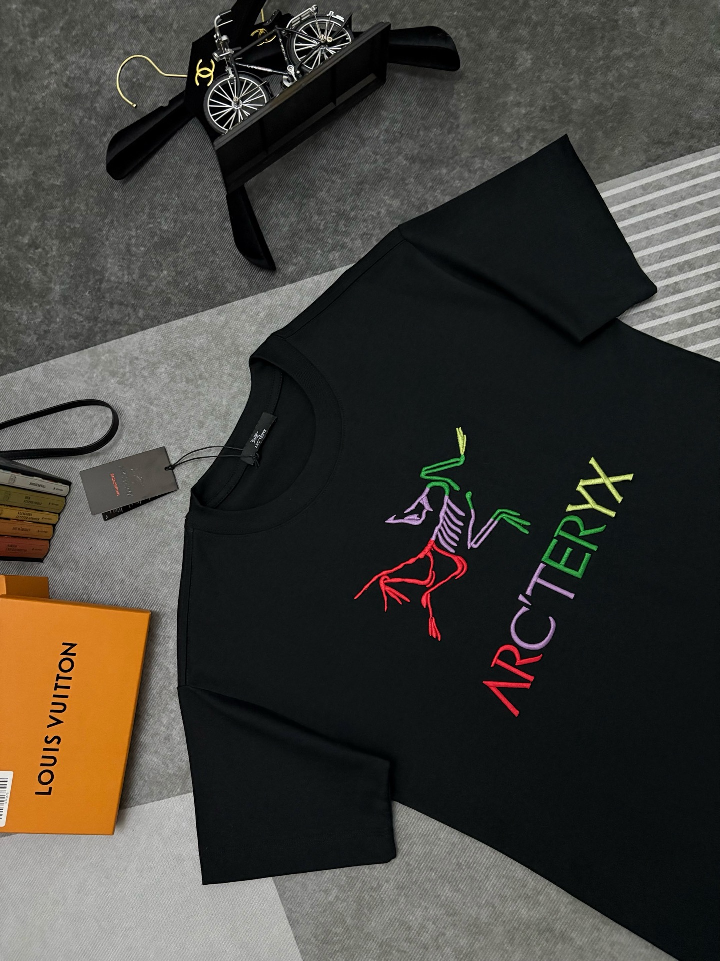 Arc'teryx Arcteryx 始祖鸟 刺绣双纱棉质短袖T恤