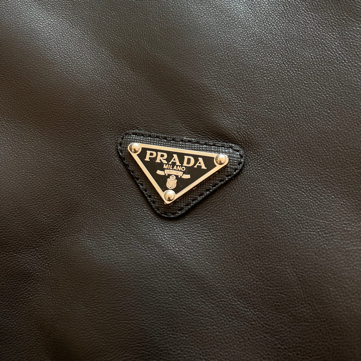 Prada Lambskin Leather Jacket Shirt with Triangle Logo - New 24SS 6 a1725263222841 4456