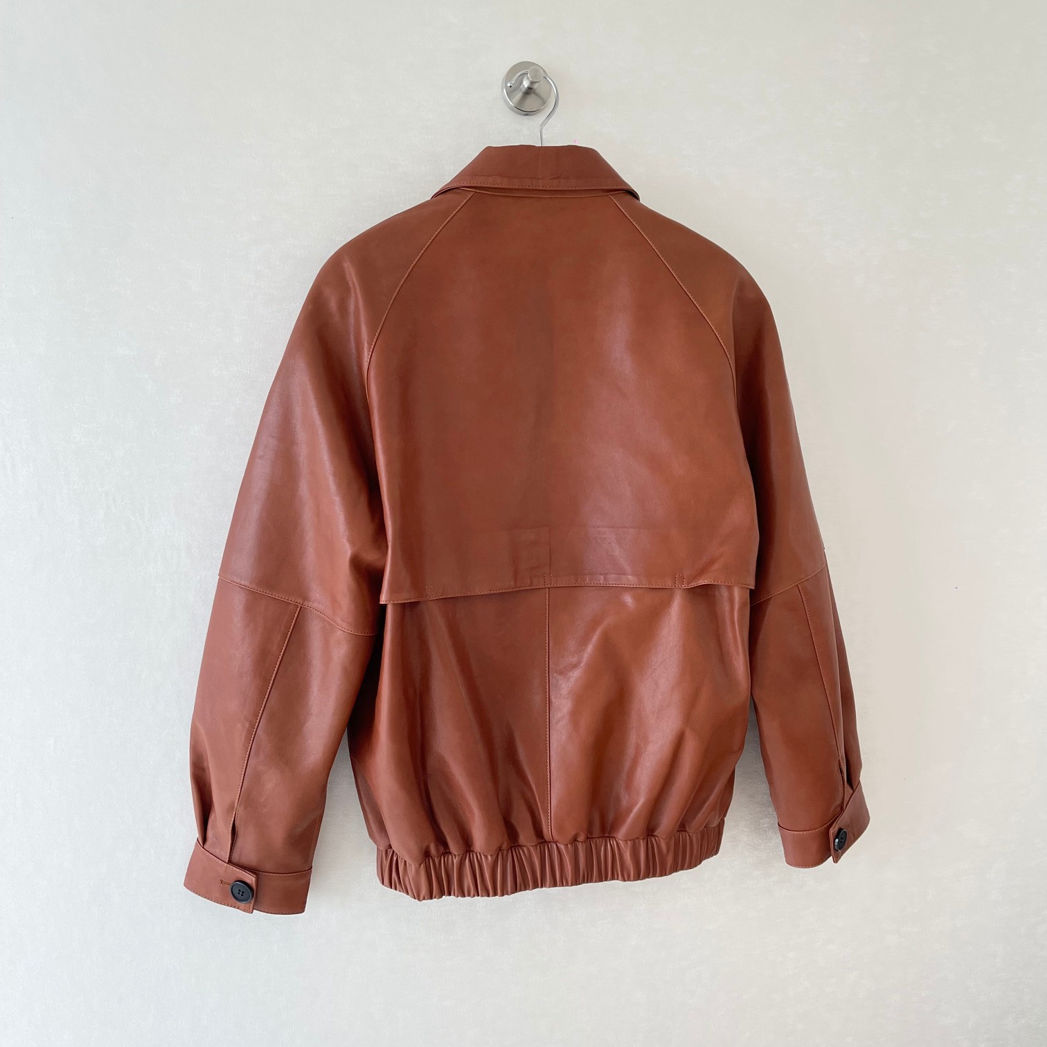 Miu Miu Style Vintage Brown Leather Jacket - Natural Lambskin, Unisex 3 a1725270714233 4763