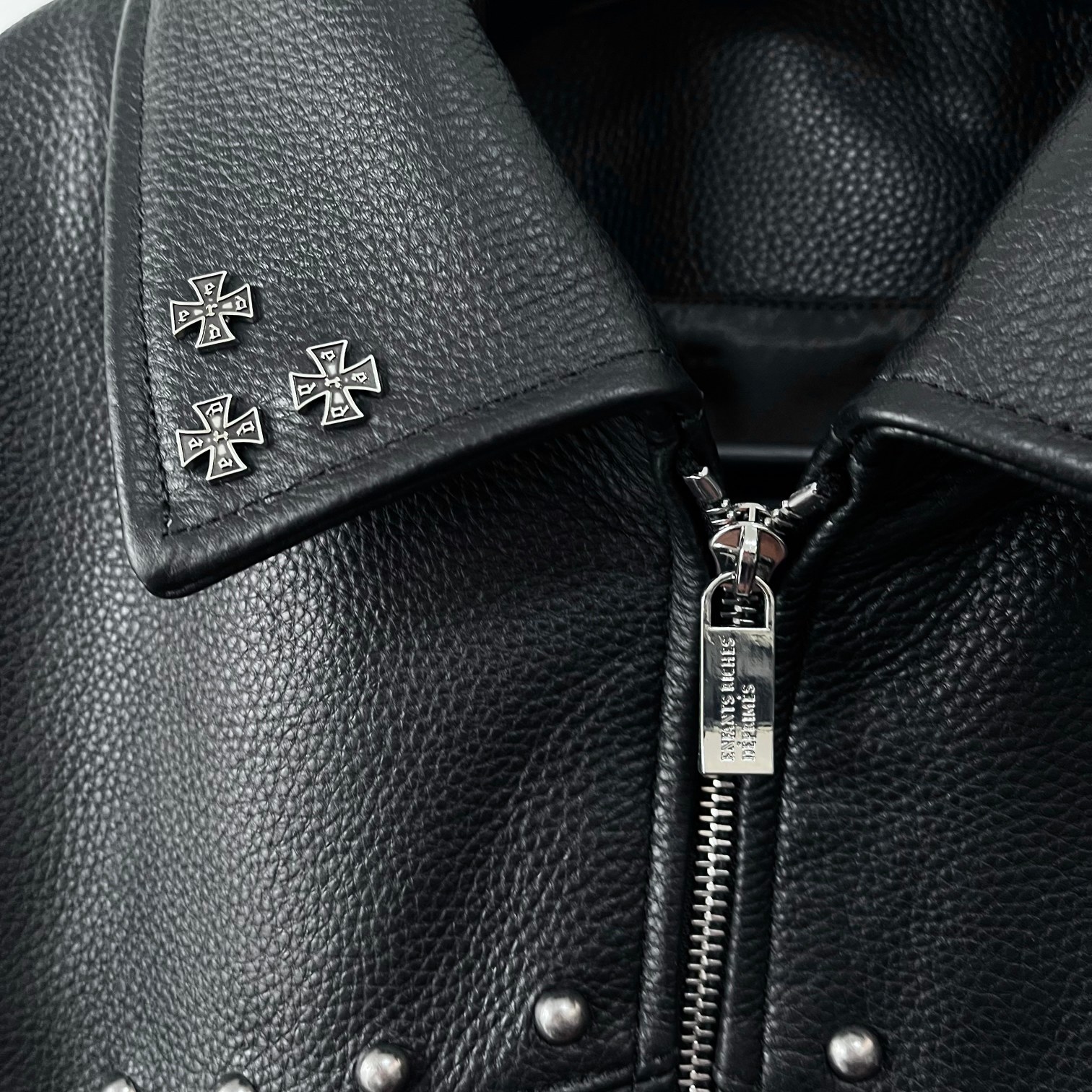 ERD Enfants Riches Deprimes Rivet Leather Jacket - A-Grade Leather, Relaxed Fit 9 a1727516848844 5236
