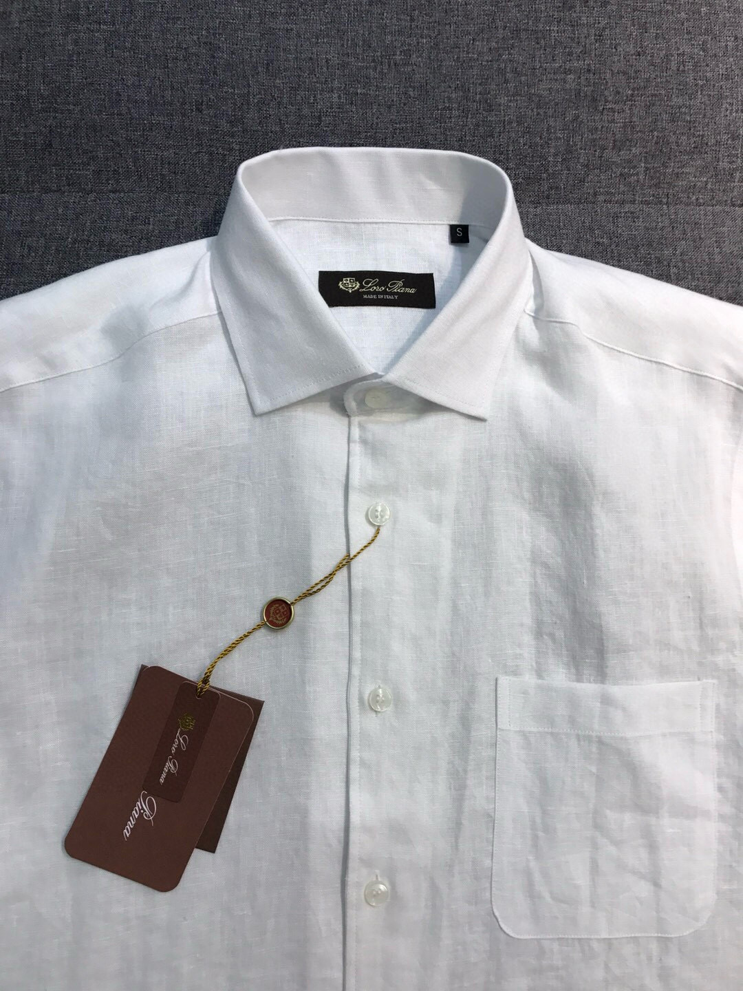 【新品-Loro piana家族男士高端时装款老钱风纯亚麻长袖衬衫，贸易公司渠道臻品，系出名门，纯正血统