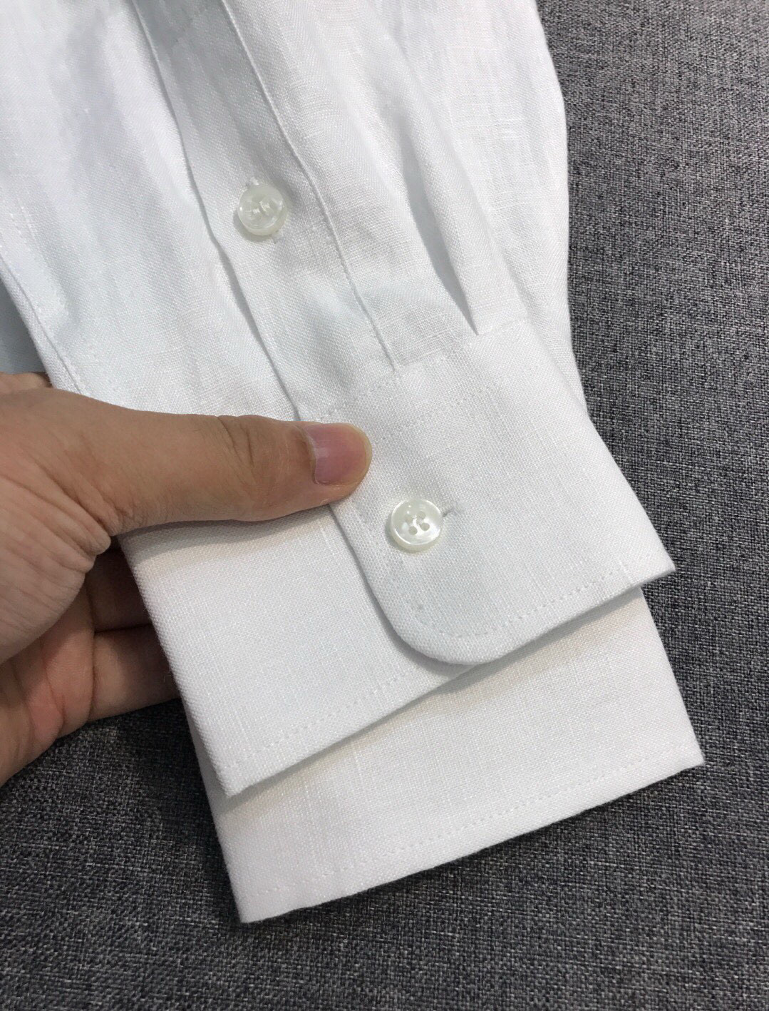 【新品-Loro piana家族男士高端时装款老钱风纯亚麻长袖衬衫，贸易公司渠道臻品，系出名门，纯正血统