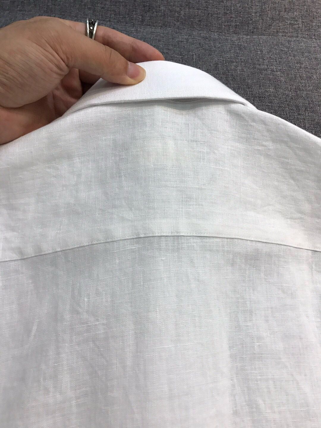 【新品-Loro piana家族男士高端时装款老钱风纯亚麻长袖衬衫，贸易公司渠道臻品，系出名门，纯正血统