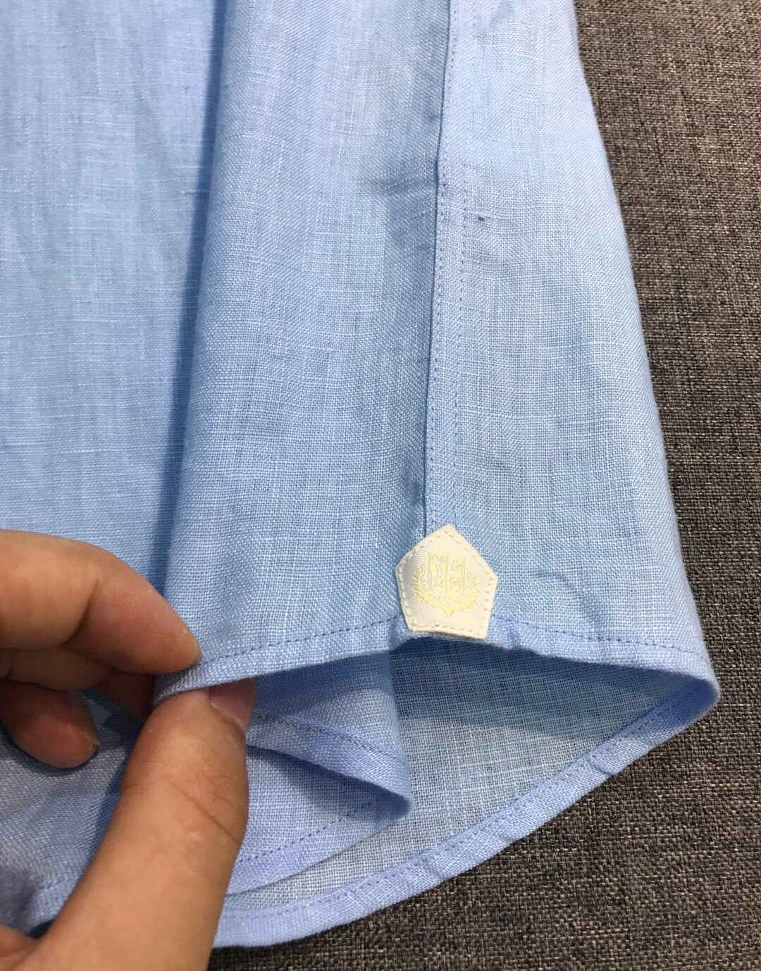 【新品】-Loro piana家族男士高端时装款老钱风纯亚麻长袖衬衫，贸易公司渠道臻品，系出名门，纯正血