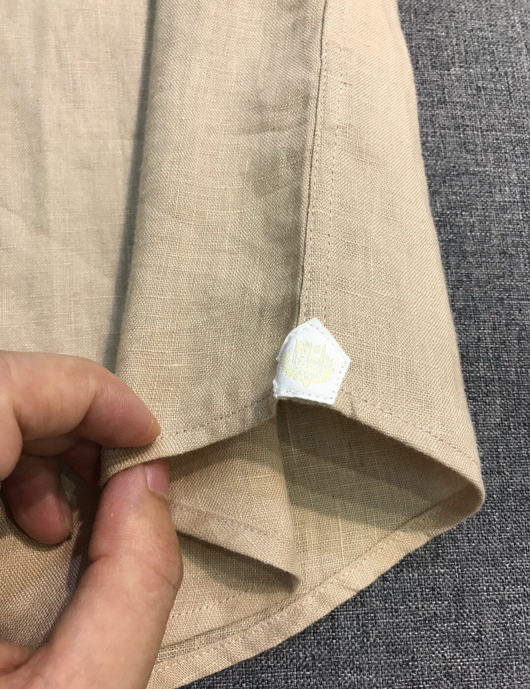 【新品】-Loro piana家族男士高端时装款老钱风纯亚麻长袖衬衫，贸易公司渠道臻品，系出名门，纯正血