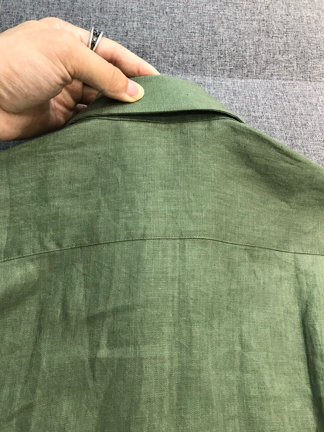 【新品-Loro piana家族男士高端时装款老钱风纯亚麻长袖衬衫，贸易公司渠道臻品，系出名门，纯正血统