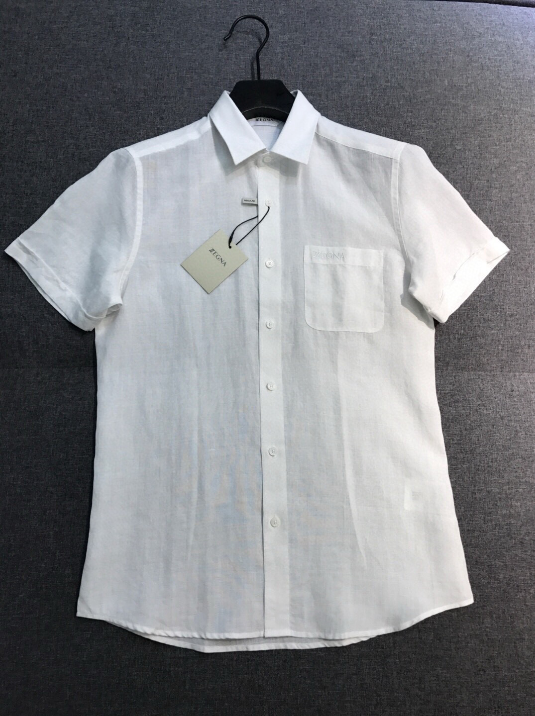 【新品】EZ家男士商务休闲纯亚麻短袖衬衫，高端洋行渠道货，高端土耳其代工出品， 品相无敌，25年春夏新品