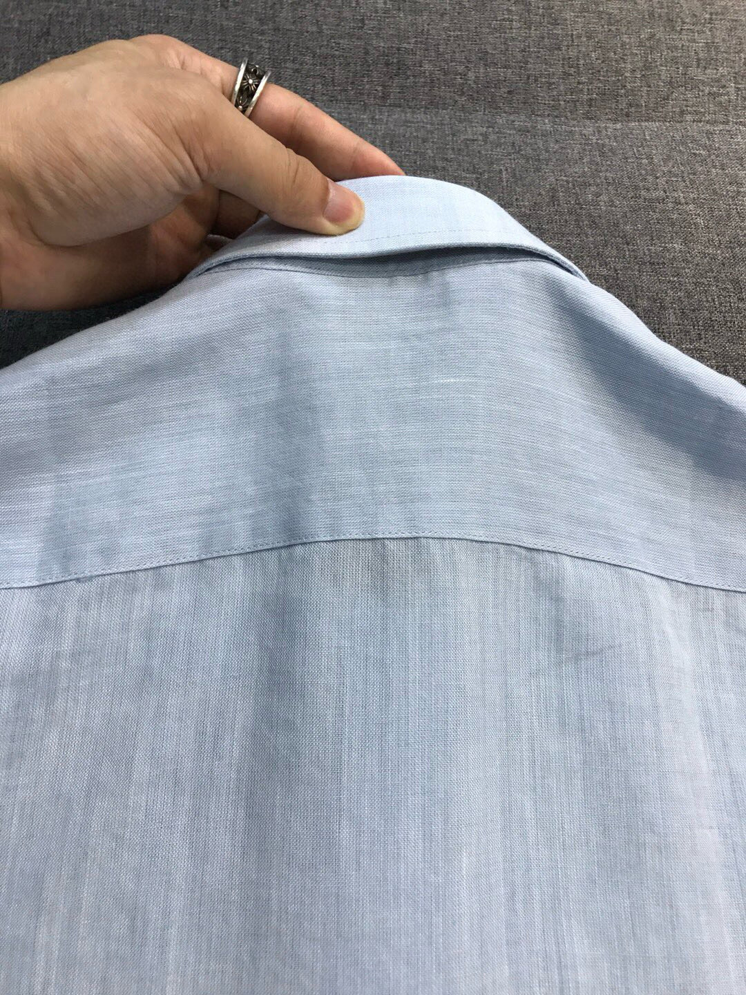 【新品】EZ家男士商务休闲纯亚麻短袖衬衫，高端洋行渠道货，高端土耳其代工出品， 品相无敌，25年春夏新品
