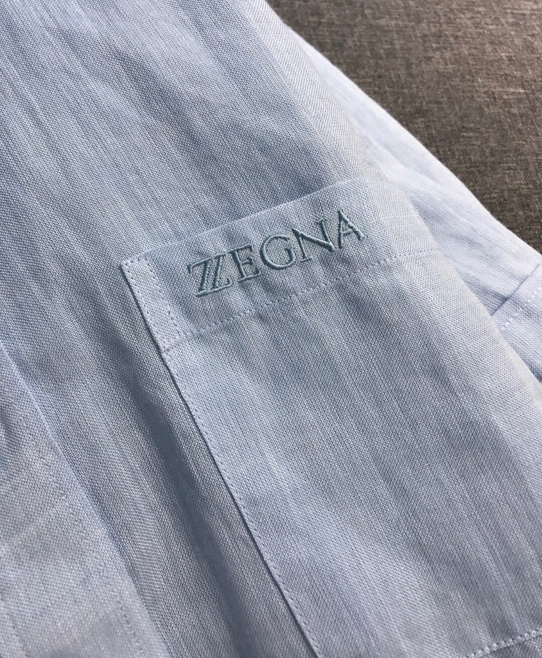 【新品】EZ家男士商务休闲纯亚麻短袖衬衫，高端洋行渠道货，高端土耳其代工出品， 品相无敌，25年春夏新品