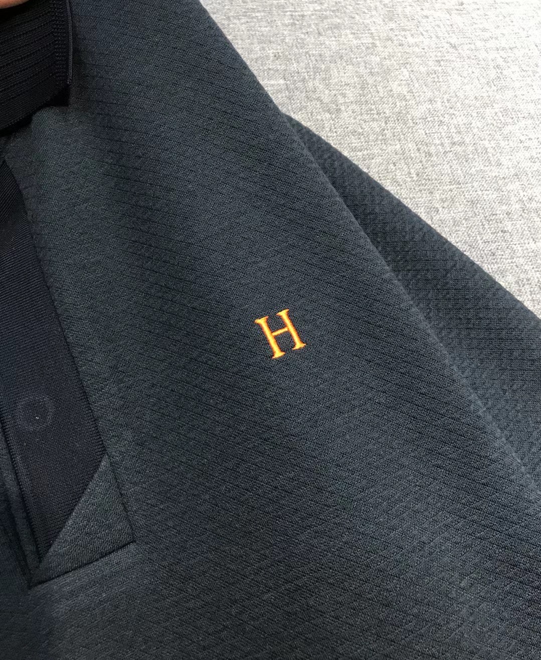 Hermes Men's Wool Blend Long Sleeve Polo Shirt - Business Casual 8 i1760629668288 8636 0 6
