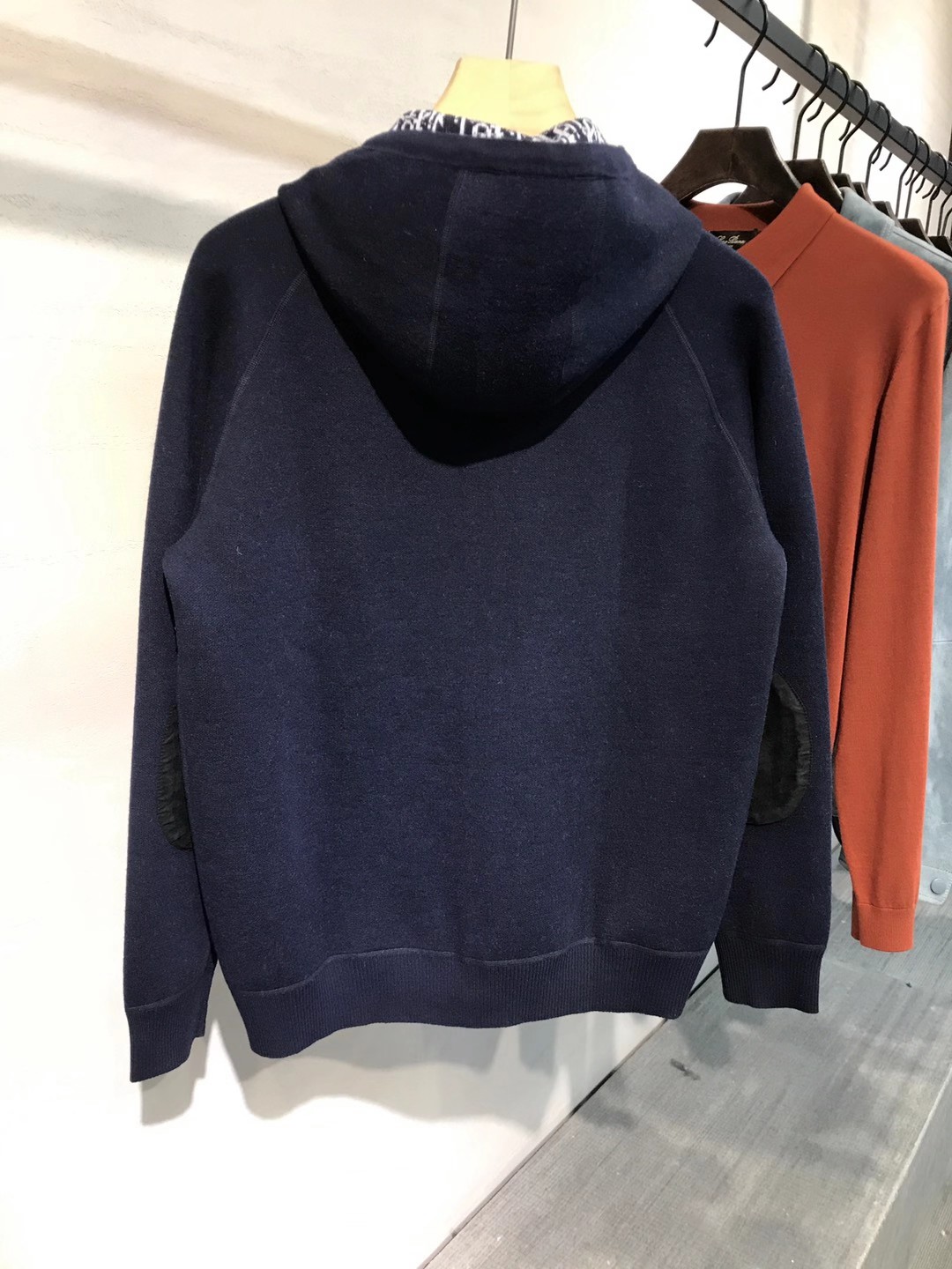 【新品】CD.HOMME男士时装款连帽拉链开衫/羊毛衫/毛衣外套，贸易公司洋行货，重磅高级心水之物，高级