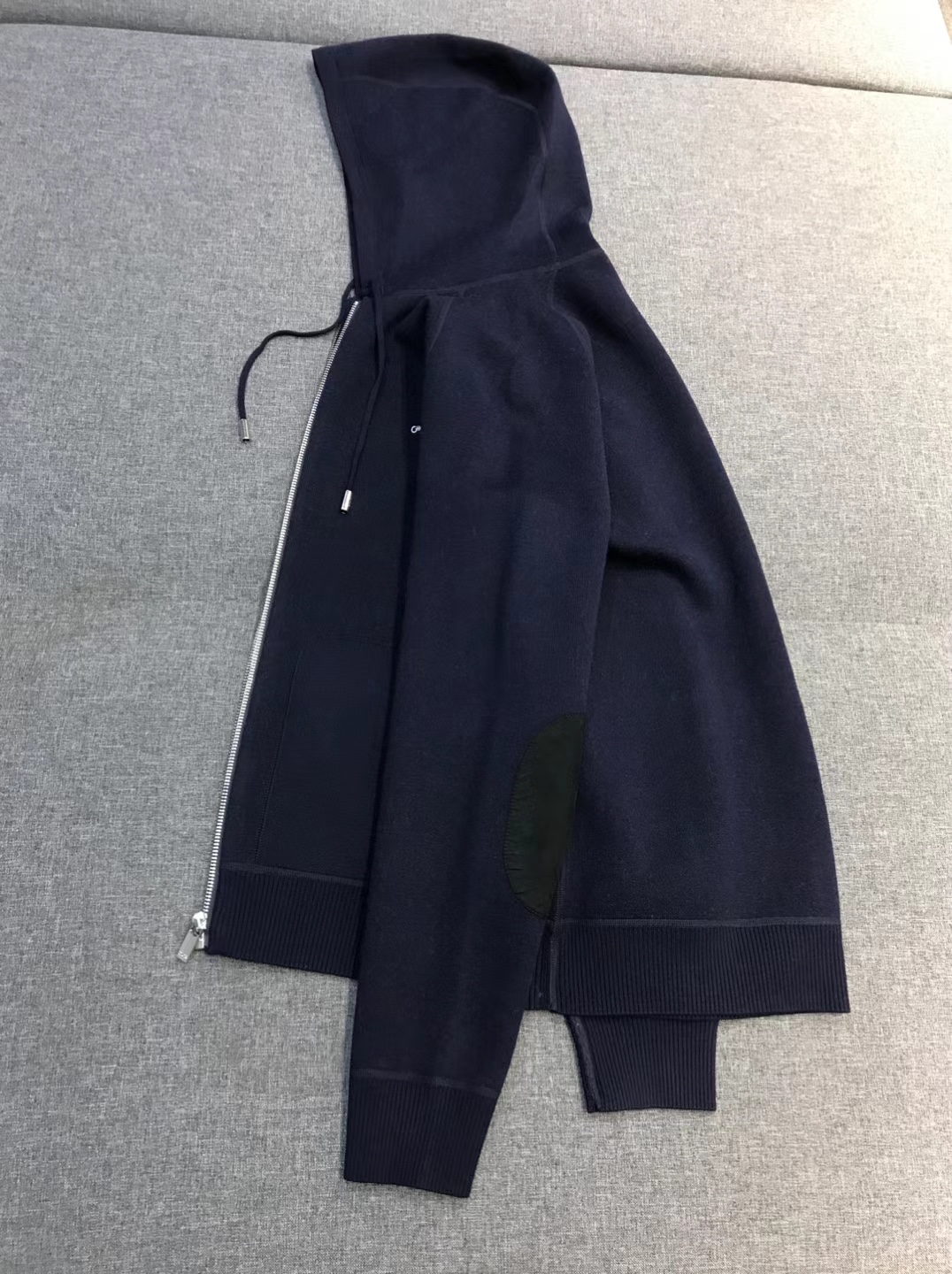 【新品】CD.HOMME男士时装款连帽拉链开衫/羊毛衫/毛衣外套，贸易公司洋行货，重磅高级心水之物，高级