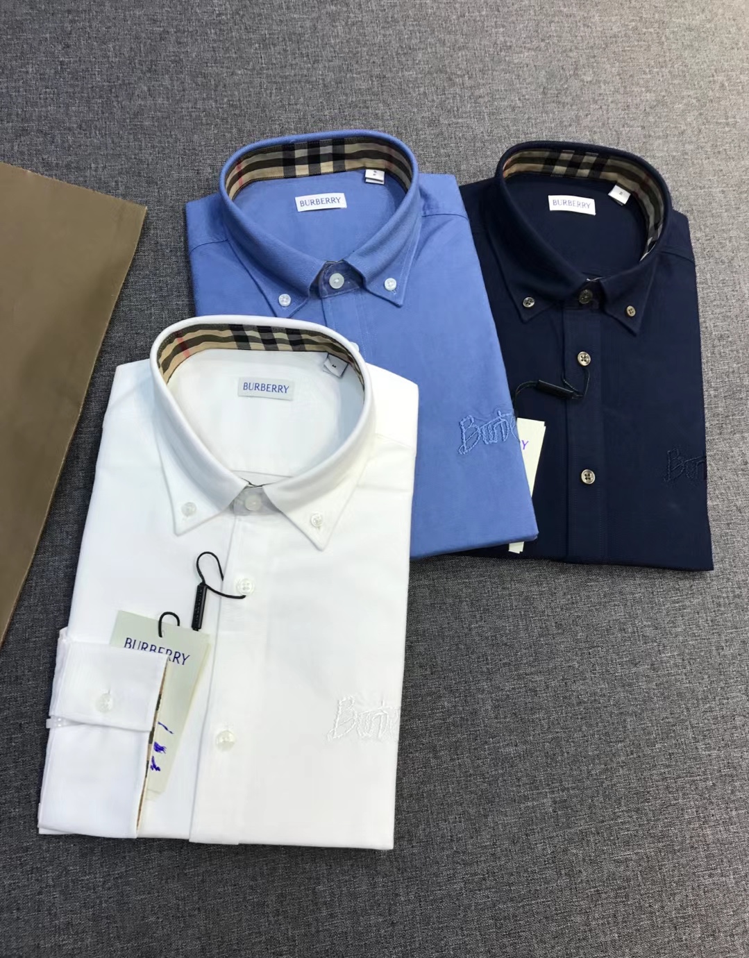 【新品】格纹世家男士商务休闲牛津纺纯棉长袖衬衫，贸易公司渠道货，100%纯正血统，25年F/W秋冬新品，