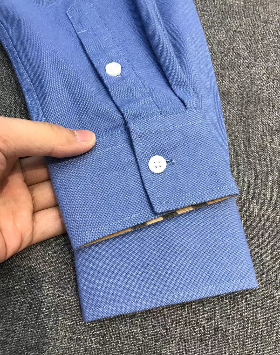 【新品】格纹世家男士商务休闲牛津纺纯棉长袖衬衫，贸易公司渠道货，100%纯正血统，25年F/W秋冬新品，