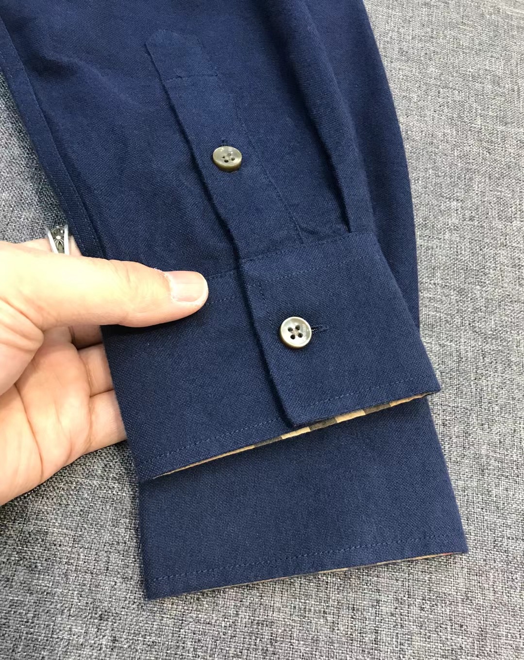 【新品】格纹世家男士商务休闲牛津纺纯棉长袖衬衫，贸易公司渠道货，100%纯正血统，25年F/W秋冬新品，