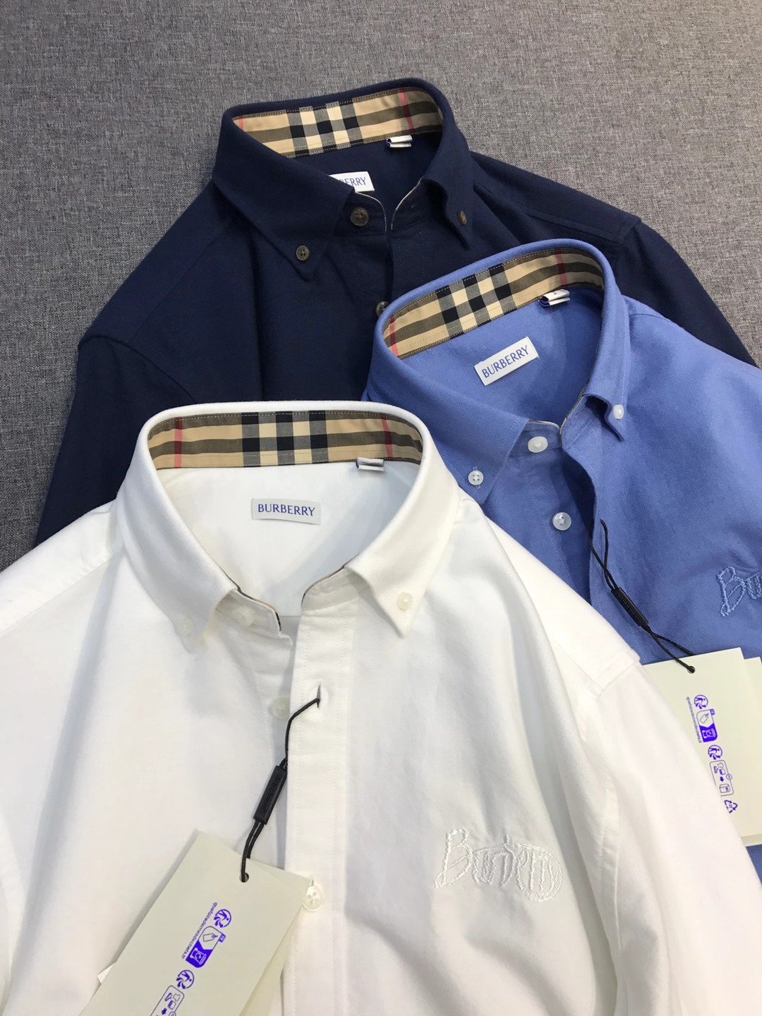 【新品】格纹世家男士商务休闲牛津纺纯棉长袖衬衫，贸易公司渠道货，100%纯正血统，25年F/W秋冬新品，