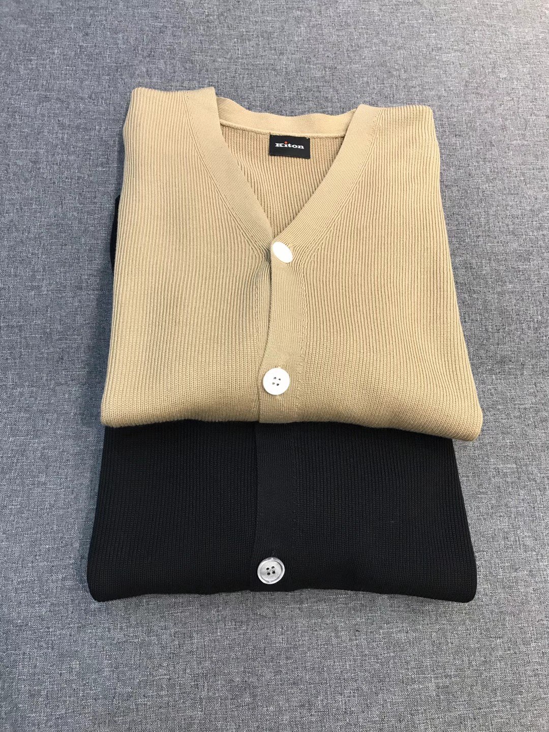 【新品】Ki家族男士高端商务休闲针织开衫/毛衣，贸易公司渠道货，意大利原厂出品，25年F/W秋冬新品，经