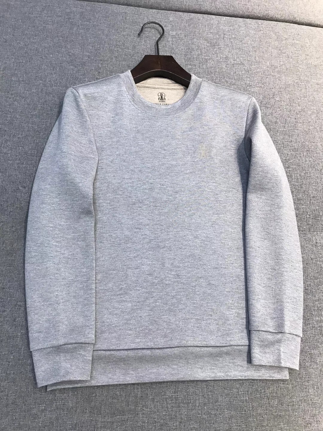 【新品】BC男士高端商务休闲羊毛混纺圆领打底衫/卫衣，上海贸易公司渠道货，100%纯正血统品质，25年F