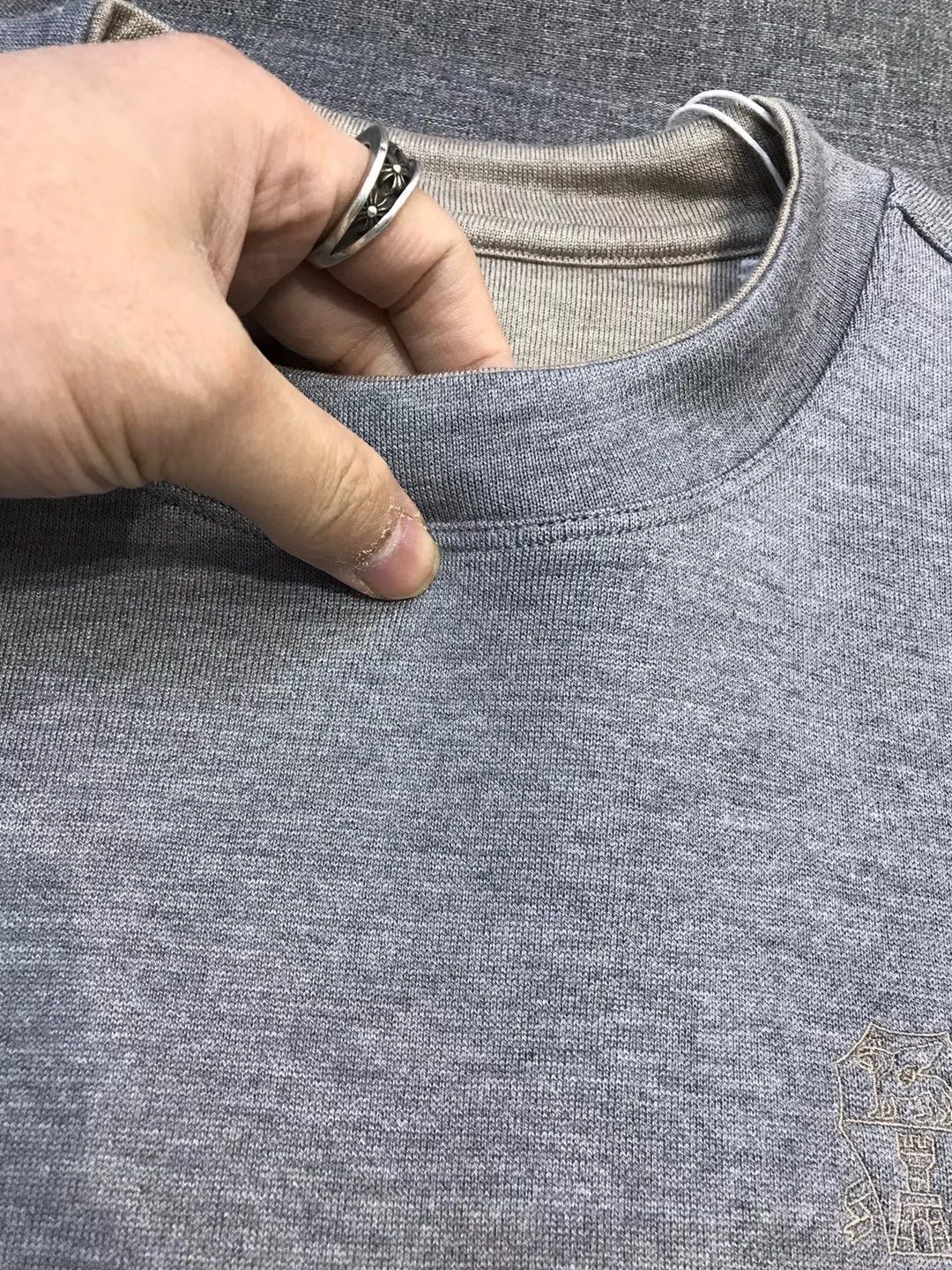 【新品】BC男士高端商务休闲羊毛混纺圆领打底衫/卫衣，上海贸易公司渠道货，100%纯正血统品质，25年F