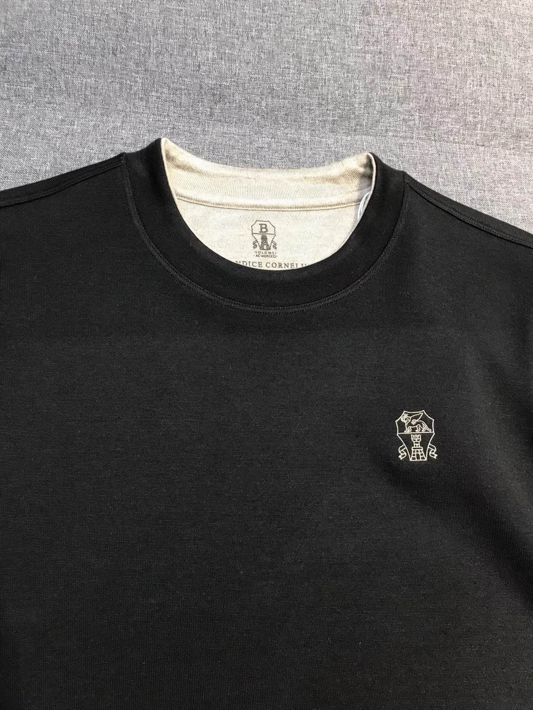 【新品】BC男士高端商务休闲羊毛混纺圆领打底衫/卫衣，上海贸易公司渠道货，100%纯正血统品质，25年F