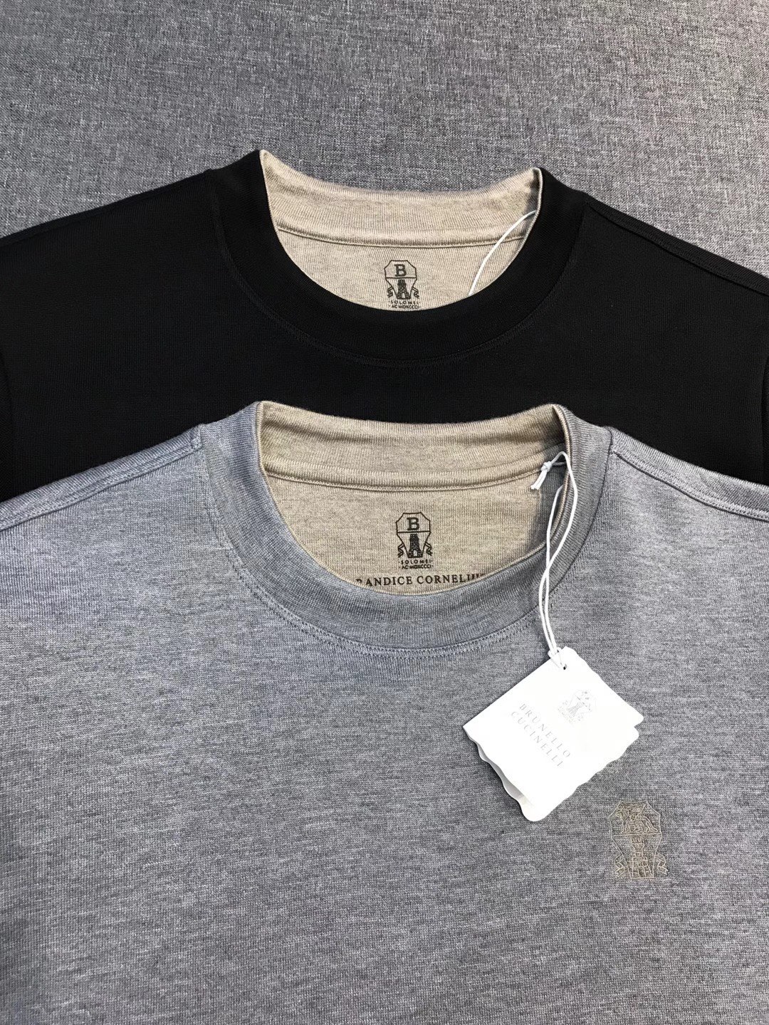 【新品】BC男士高端商务休闲羊毛混纺圆领打底衫/卫衣，上海贸易公司渠道货，100%纯正血统品质，25年F