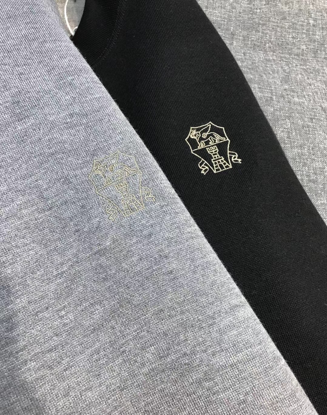 【新品】BC男士高端商务休闲羊毛混纺圆领打底衫/卫衣，上海贸易公司渠道货，100%纯正血统品质，25年F